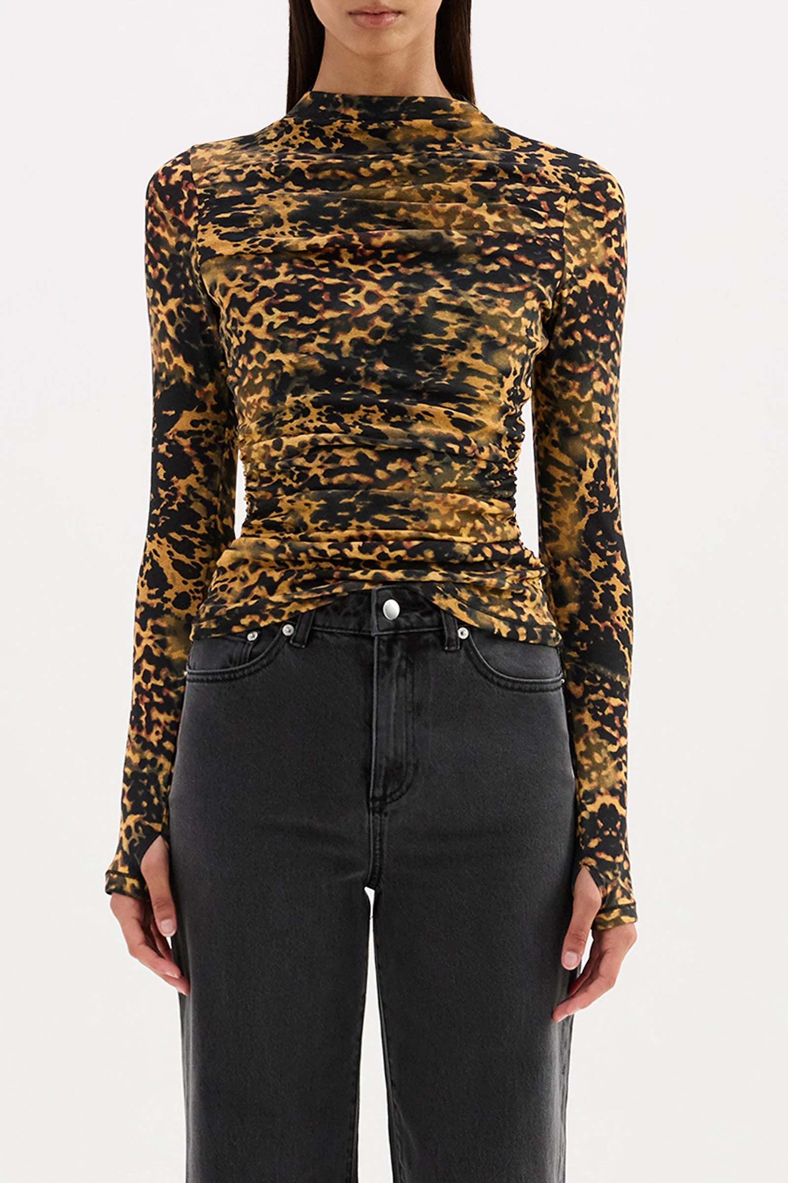 Tora Mesh Ls Top - Tora