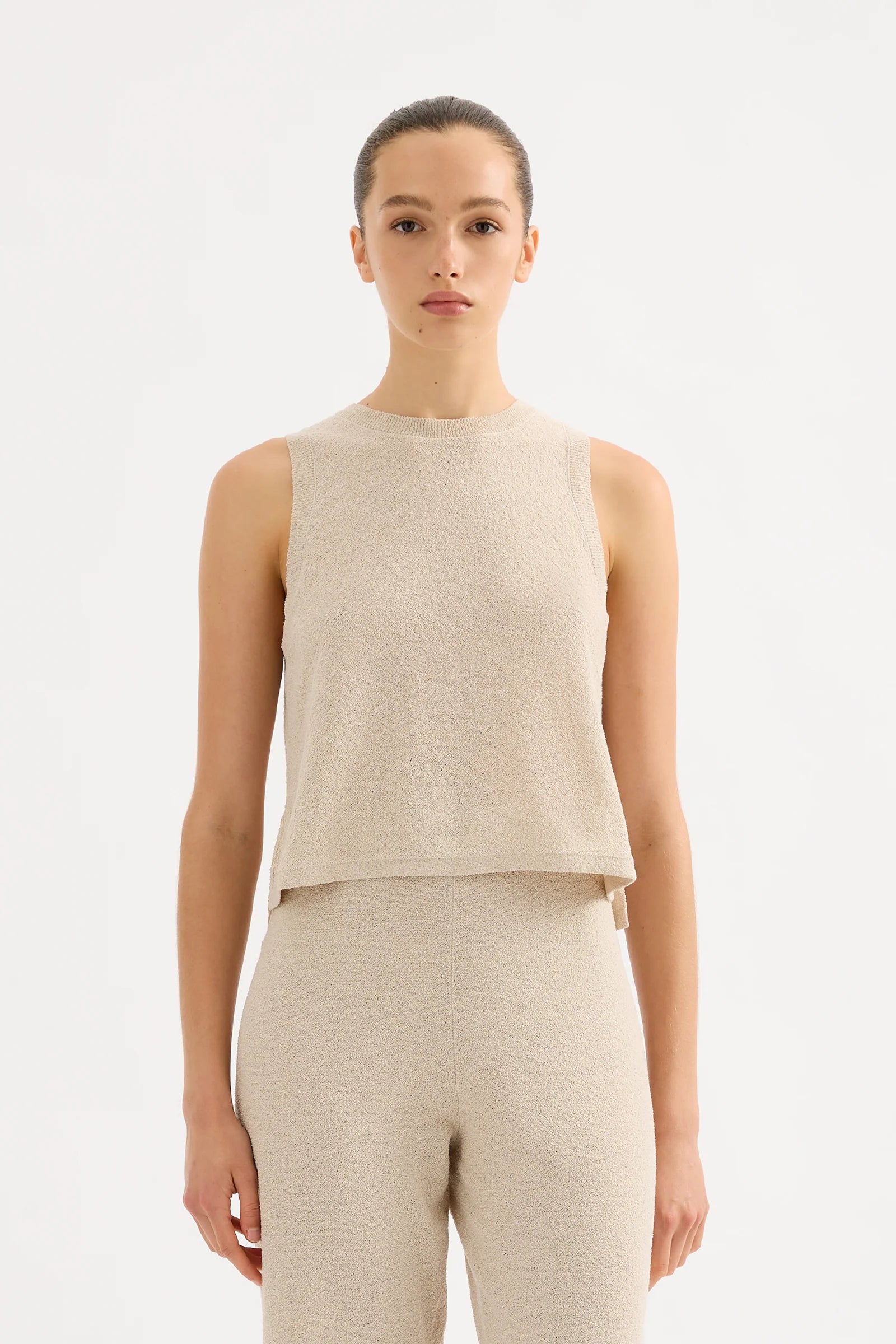 Zosia Knit Tank - Bone