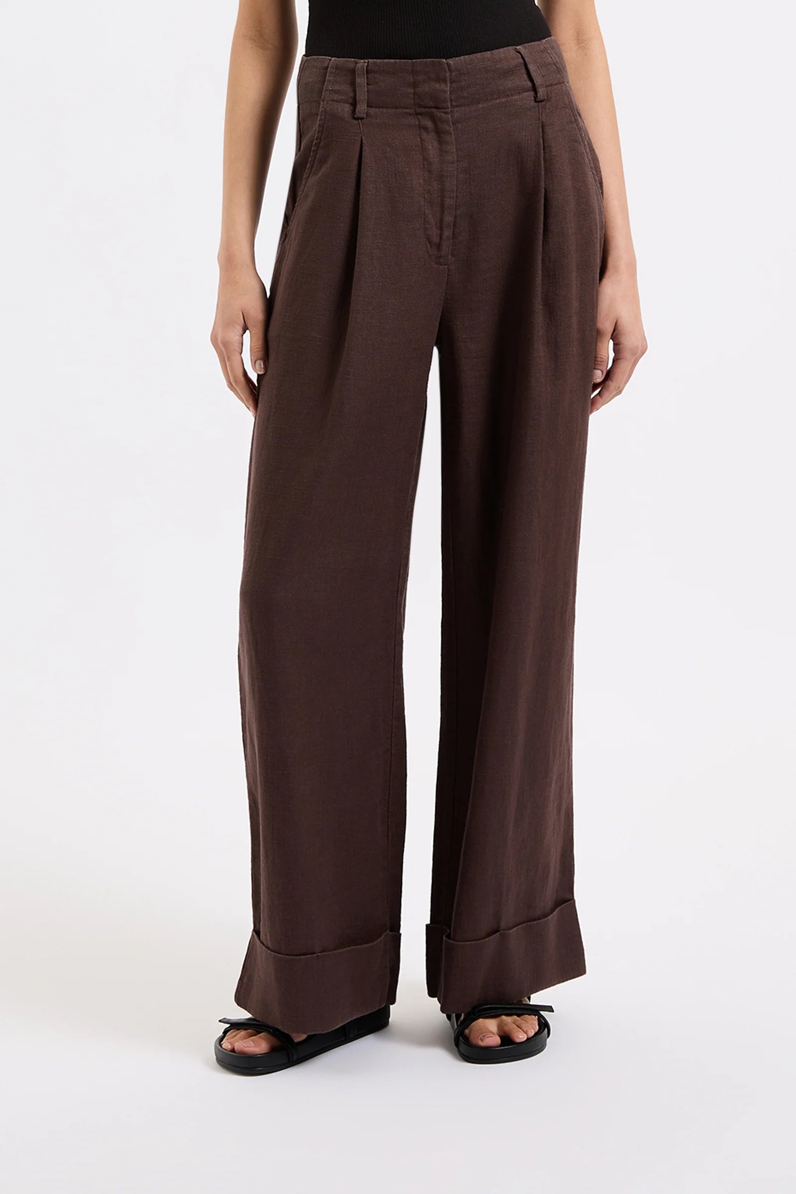 Paloma Tailored Pant - Espresso