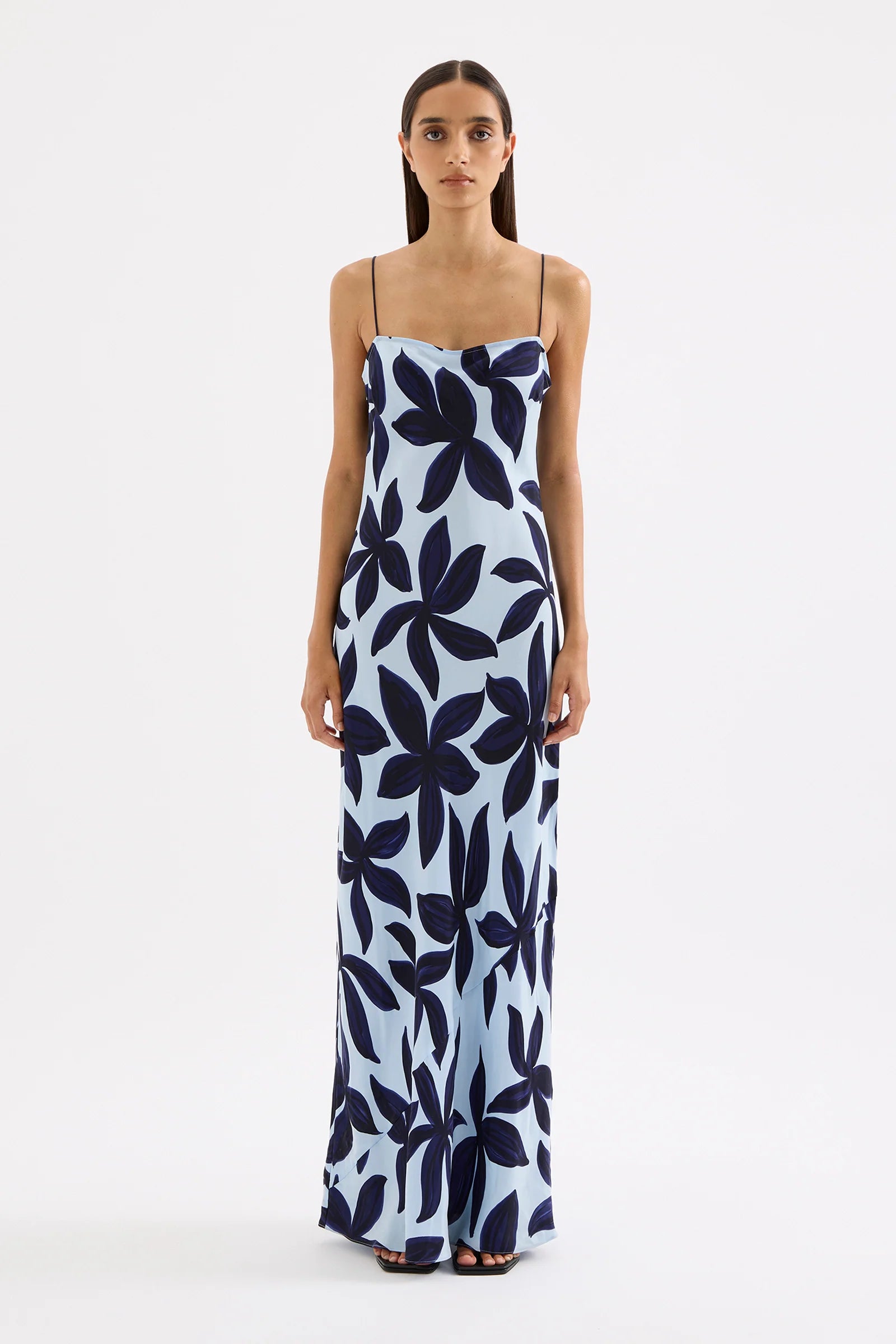 Corfu Cupro Slip Dress