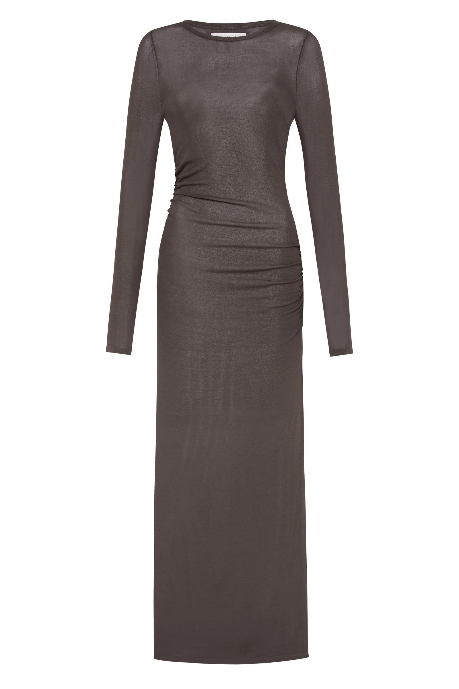 Evelyn Knit Maxi Dress - Espresso