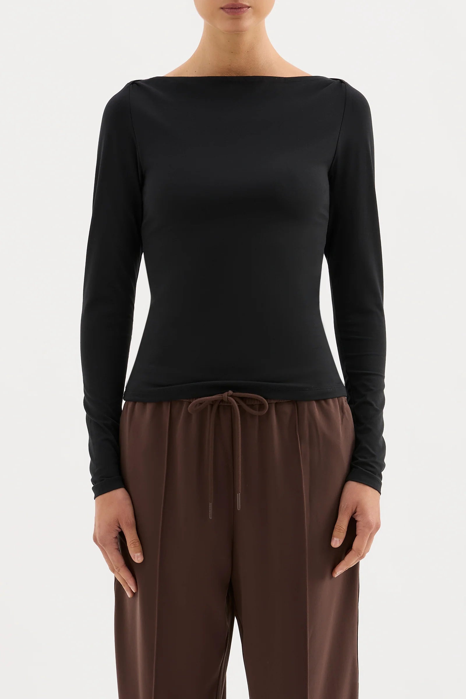 Lilah Ls Top - Black