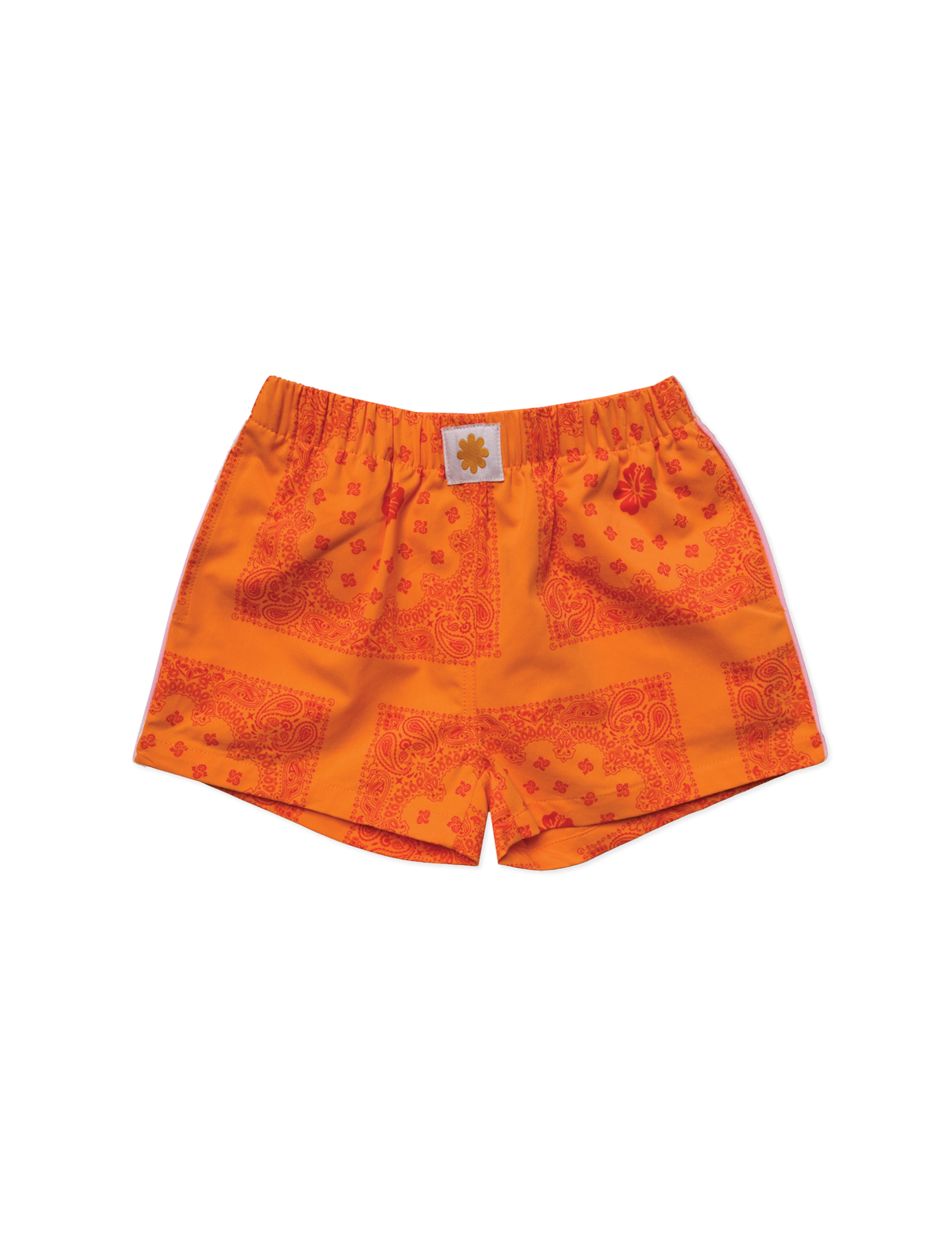 Twill Shorties - Tangerine