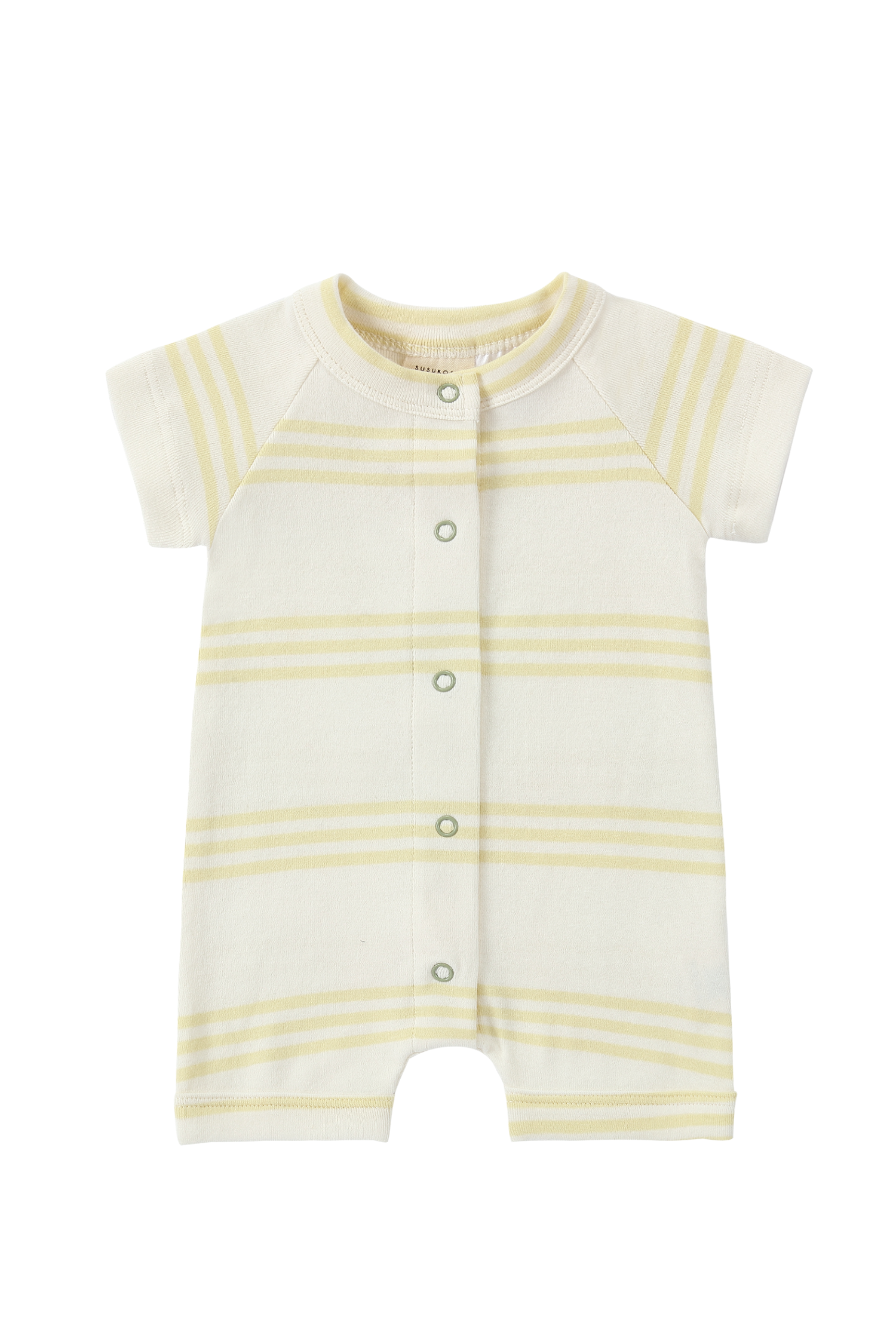 Zip Growsuit Short Sleeve - Birch