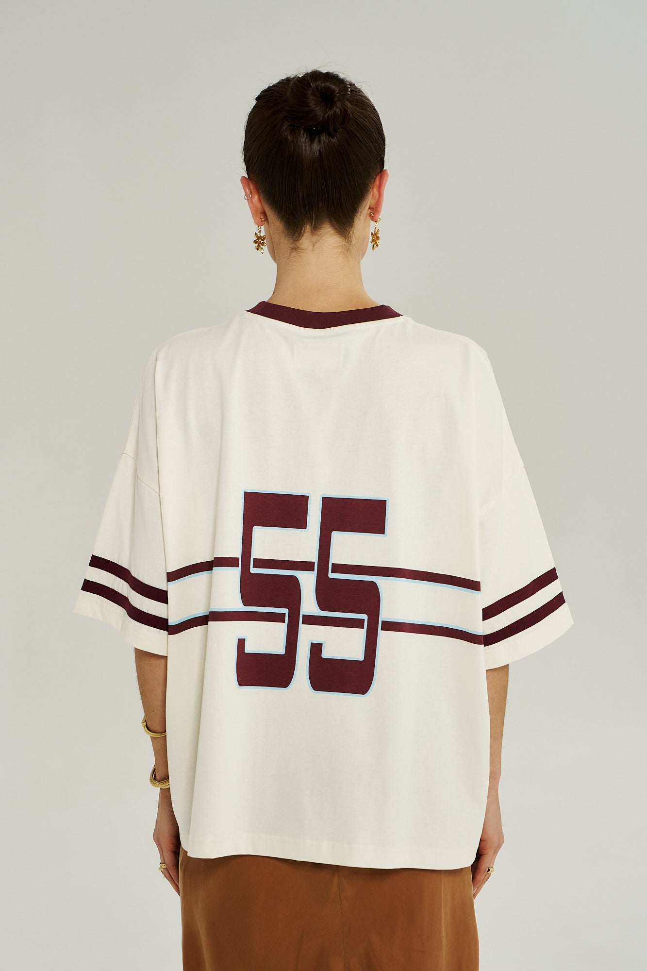 Bordeaux 55 Tee - Vintage White