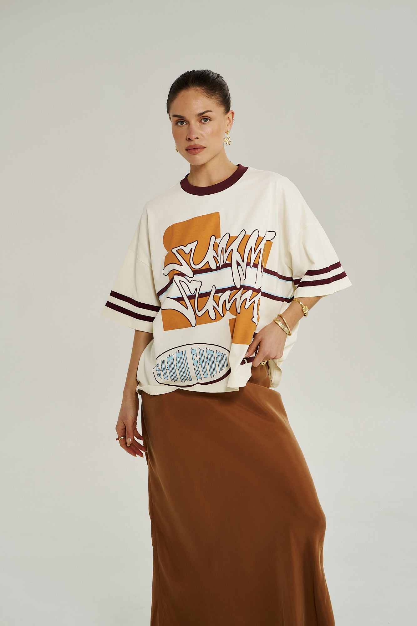 Bordeaux 55 Tee - Vintage White