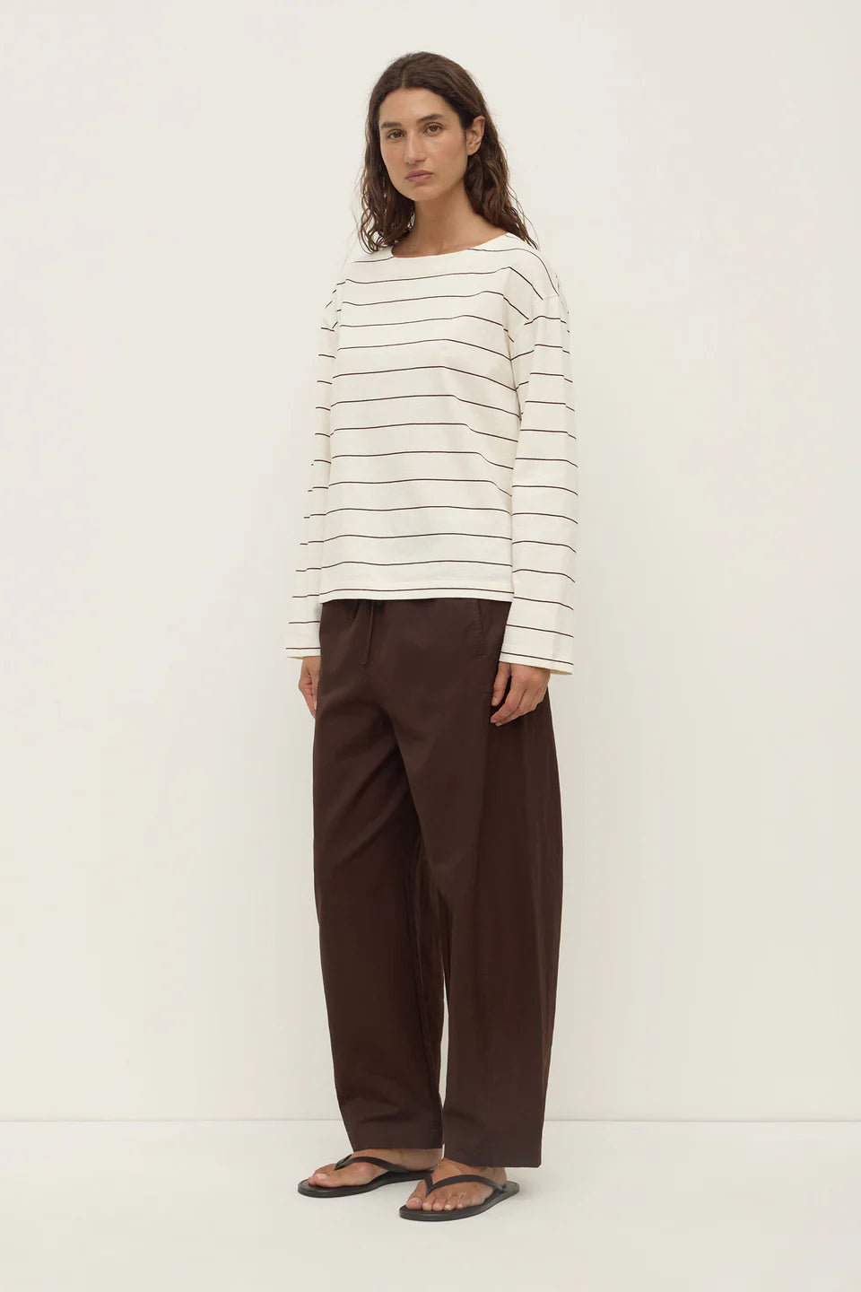 Scout Long Sleeve - Mulberry Stripe