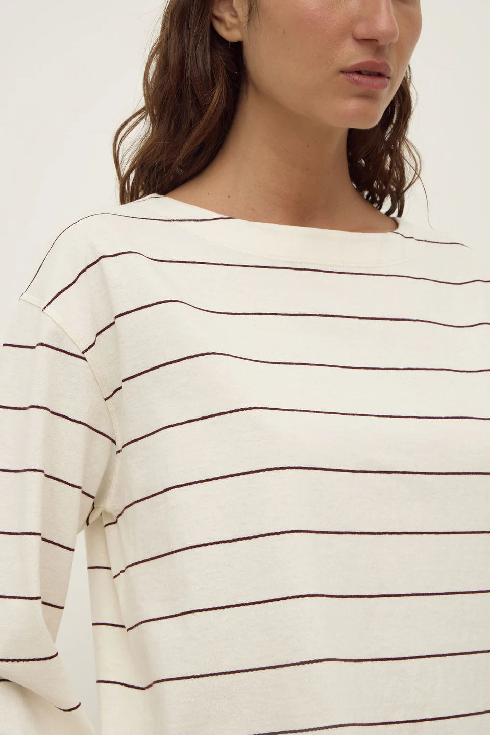 Scout Long Sleeve - Mulberry Stripe