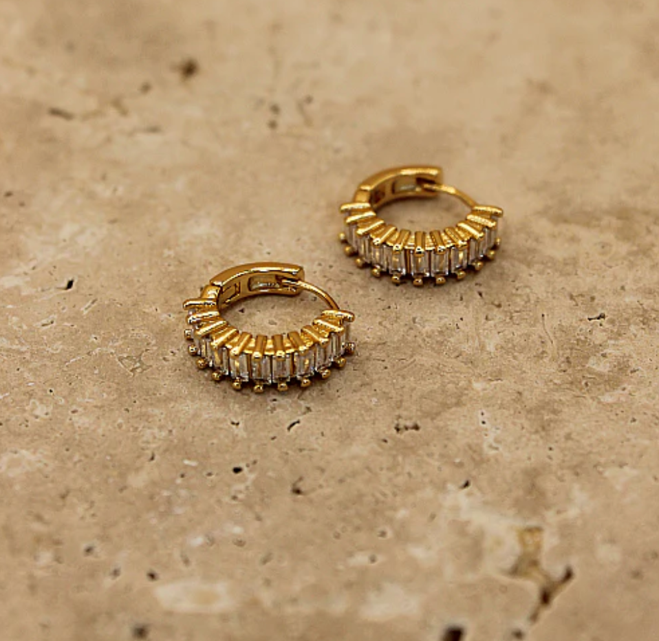 Ivy Earring - Diamond / Gold