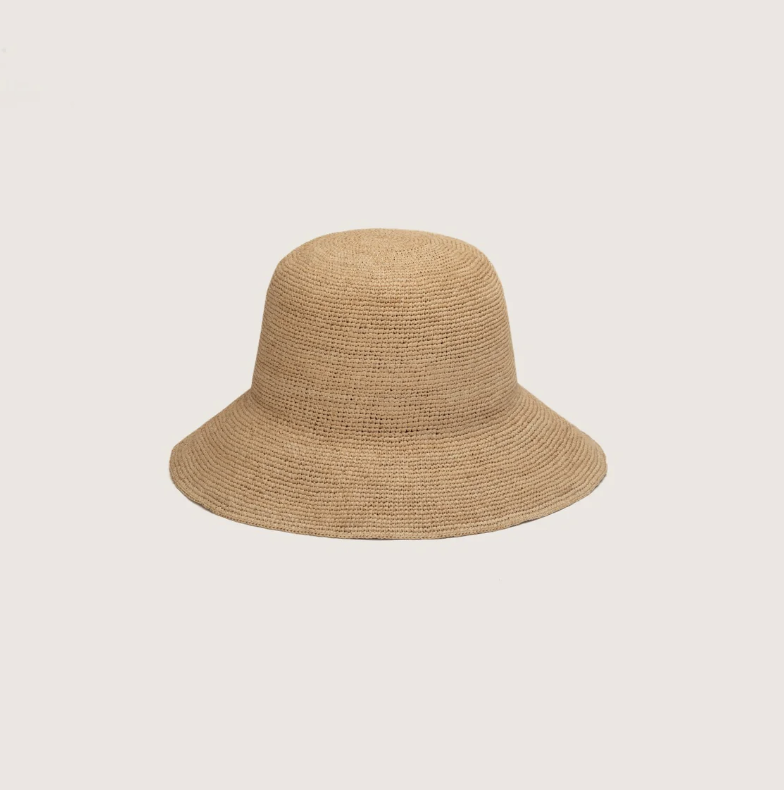 Sunny Sand Straw Bucket Hat