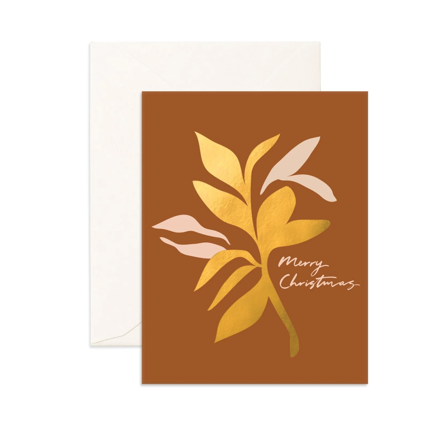 Christmas Window Branch Greeting Card