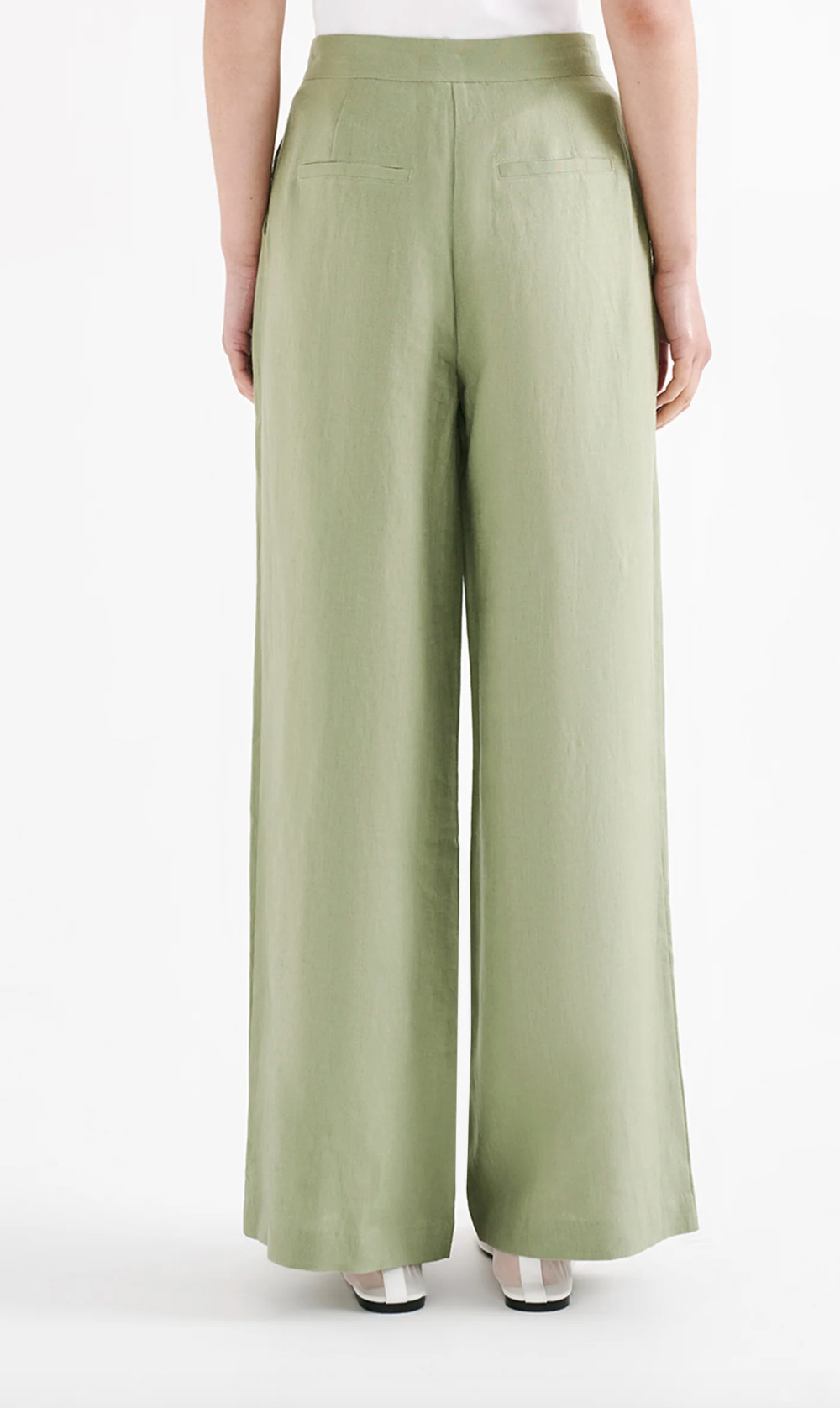 Thilda Linen Pant - Sage