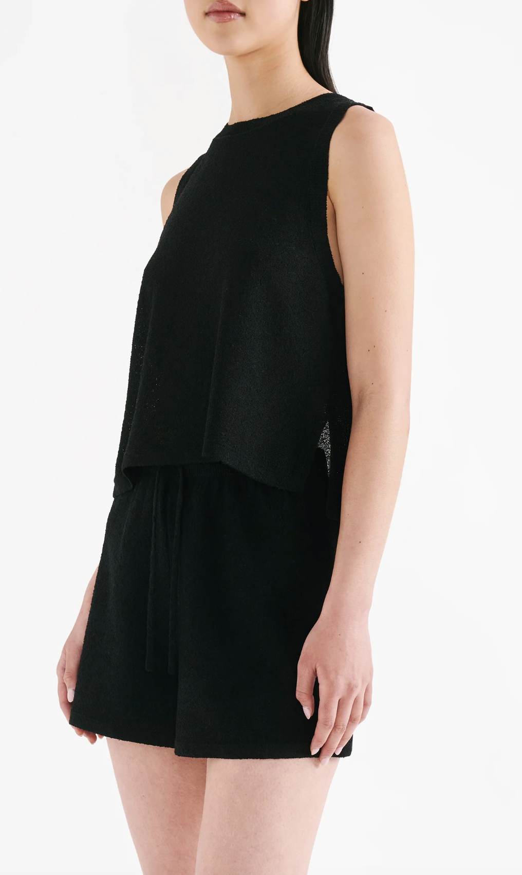 Zosia Knit Tank - Black