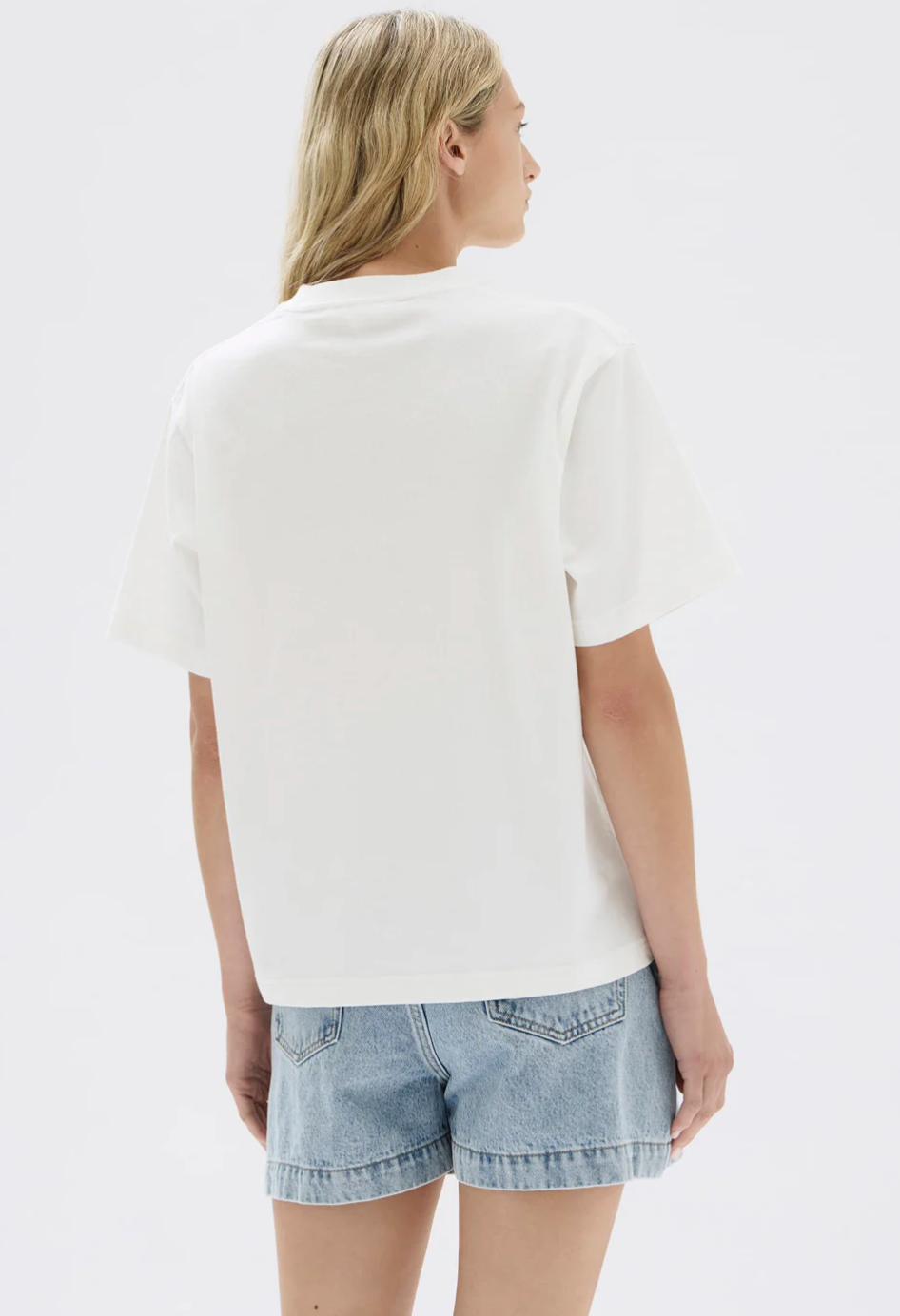 Exhibit Patch Short Sleeve Tee - Antique White/Black