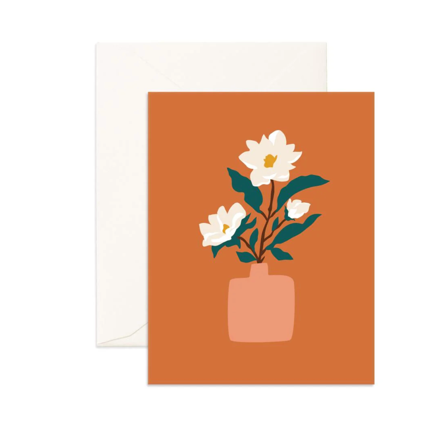 Muse Magnolias Greeting Card