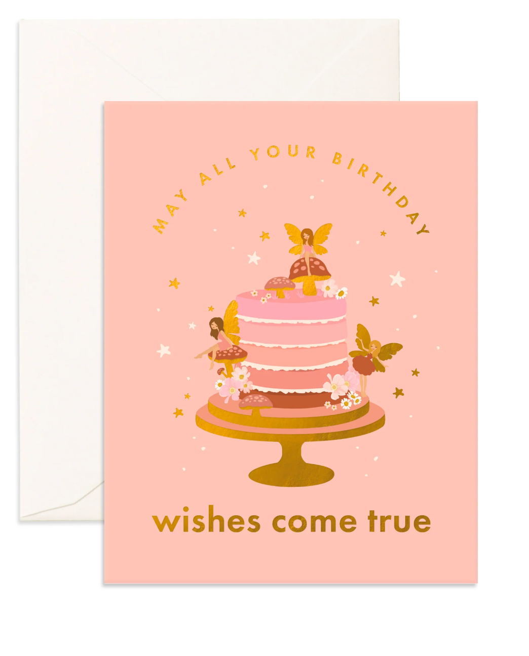 Birthday Cake Fairies Greeting Card