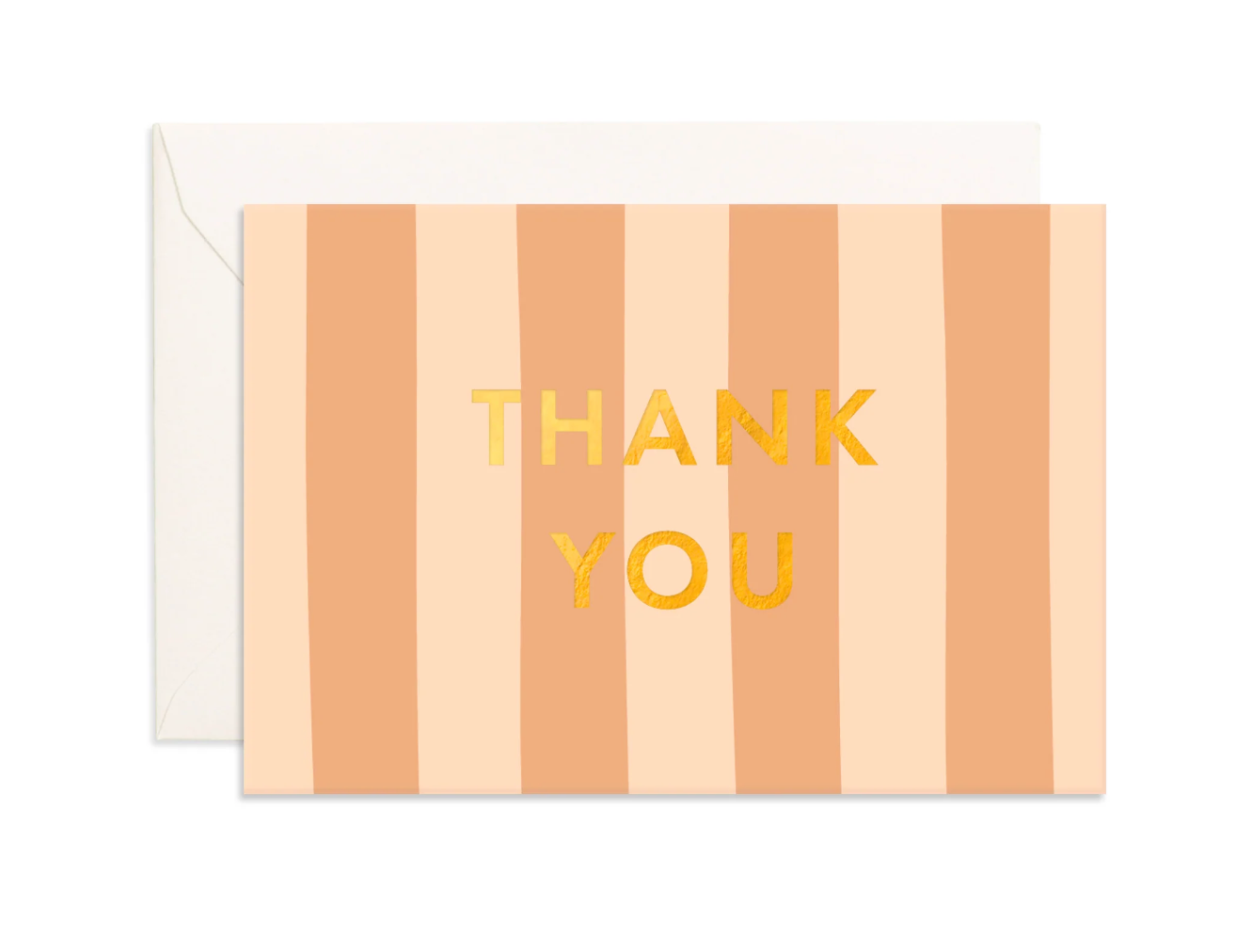 Thank You Corsica Stripe Greeting Card