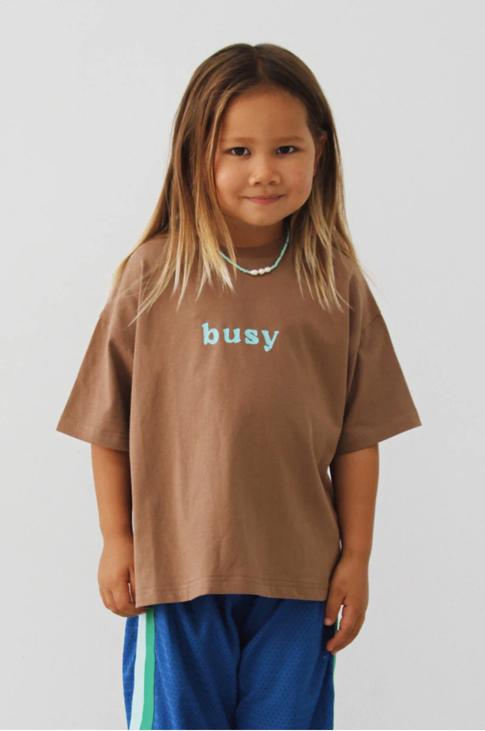 Busy Tee - Brown