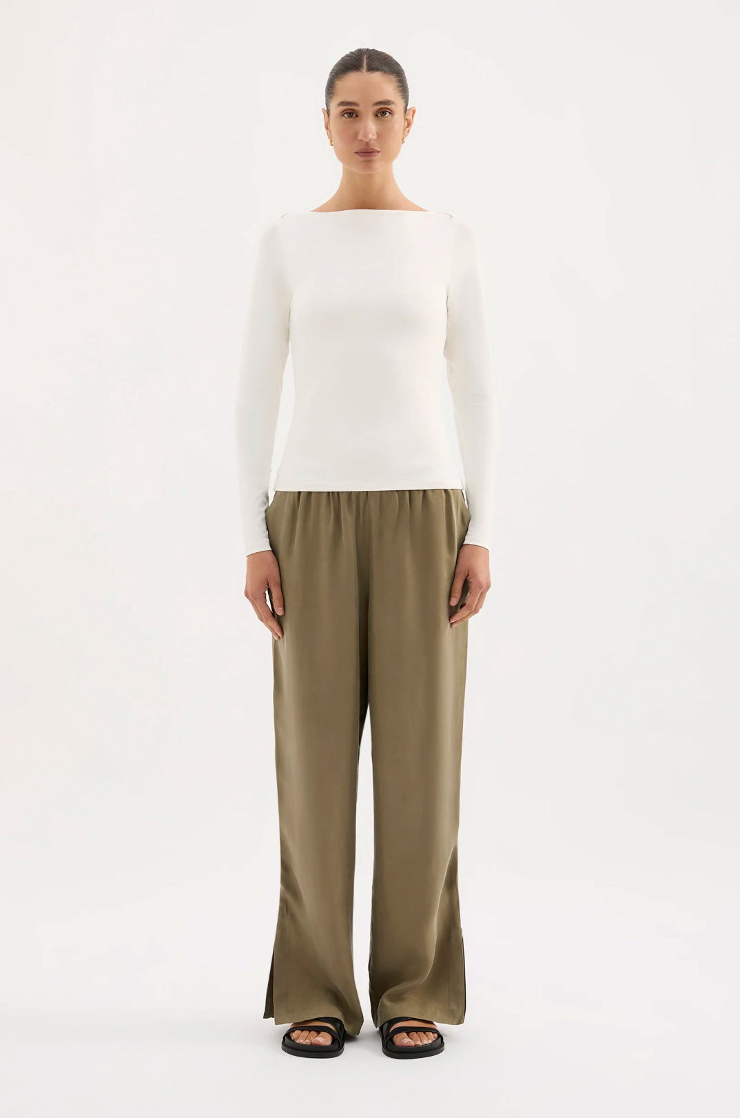 Lilah Ls Top - White