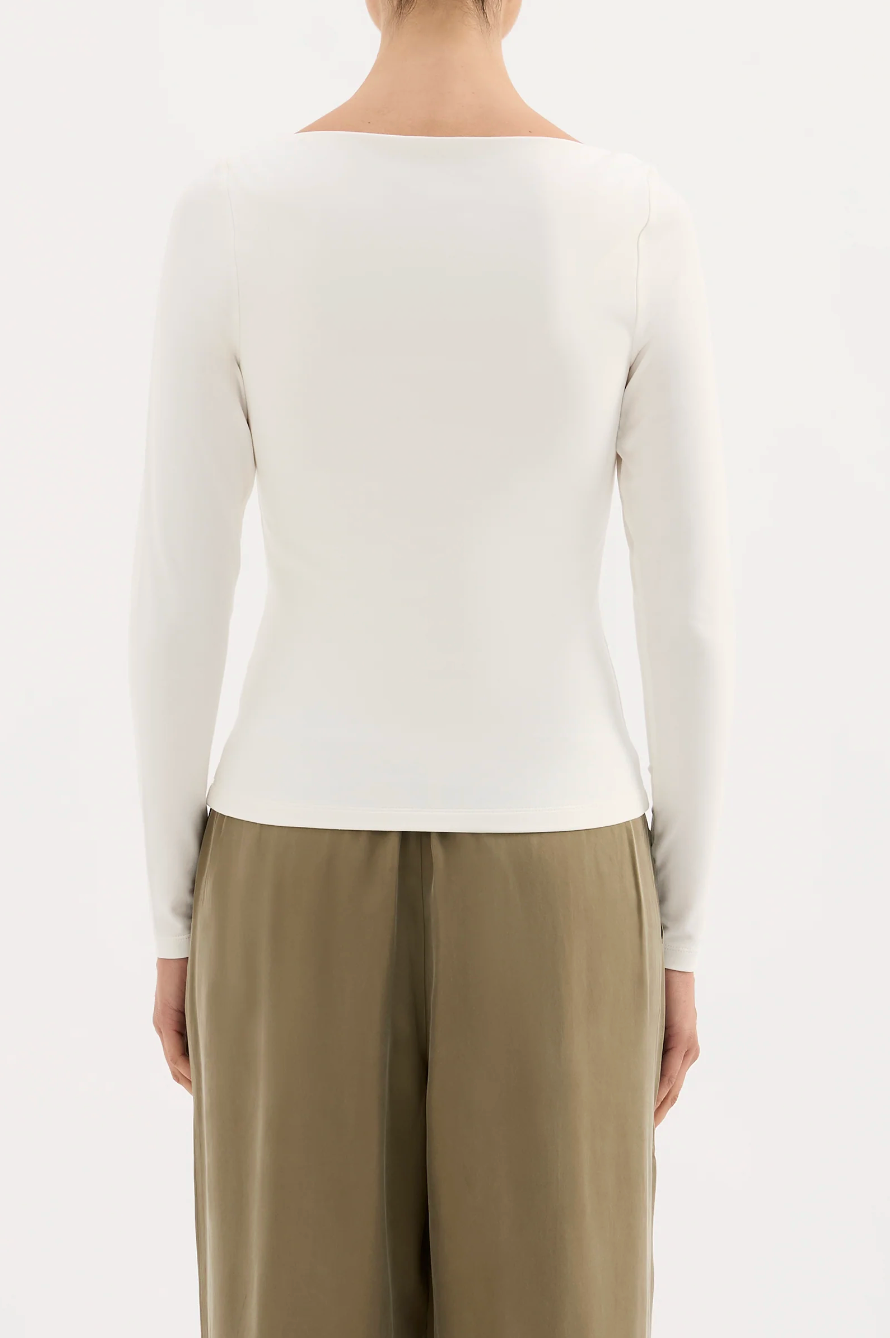 Lilah Ls Top - White