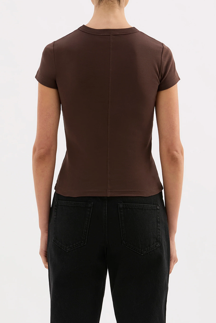 Organic Baby Tee - Chocolate