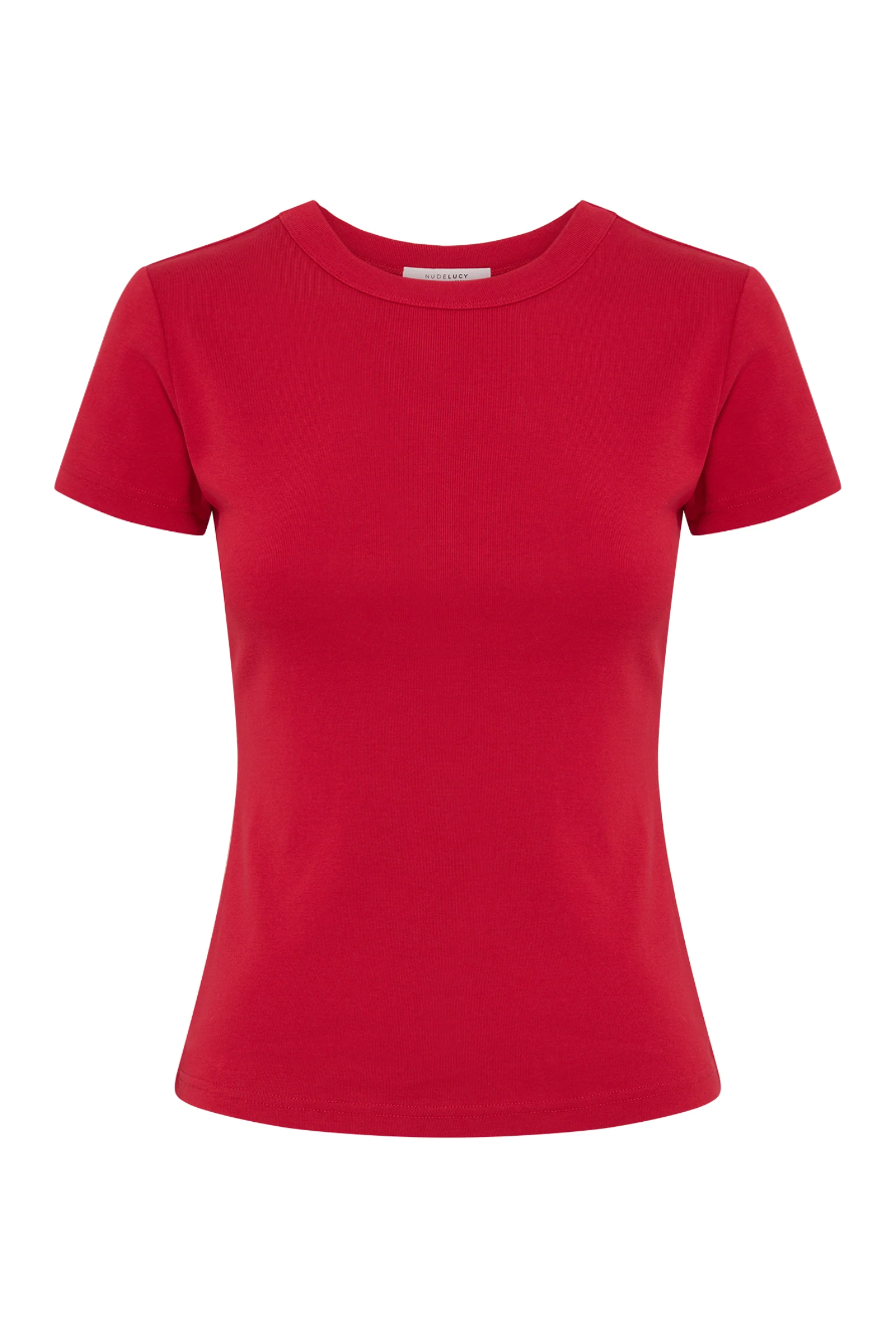 Organic Baby Tee - Cherry