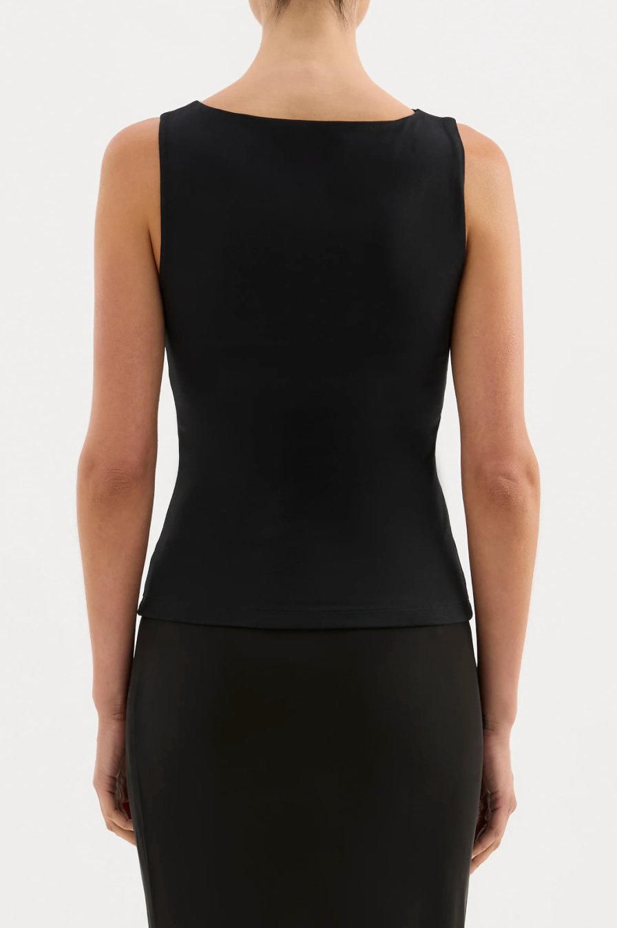 Lois Organic Tank - Black