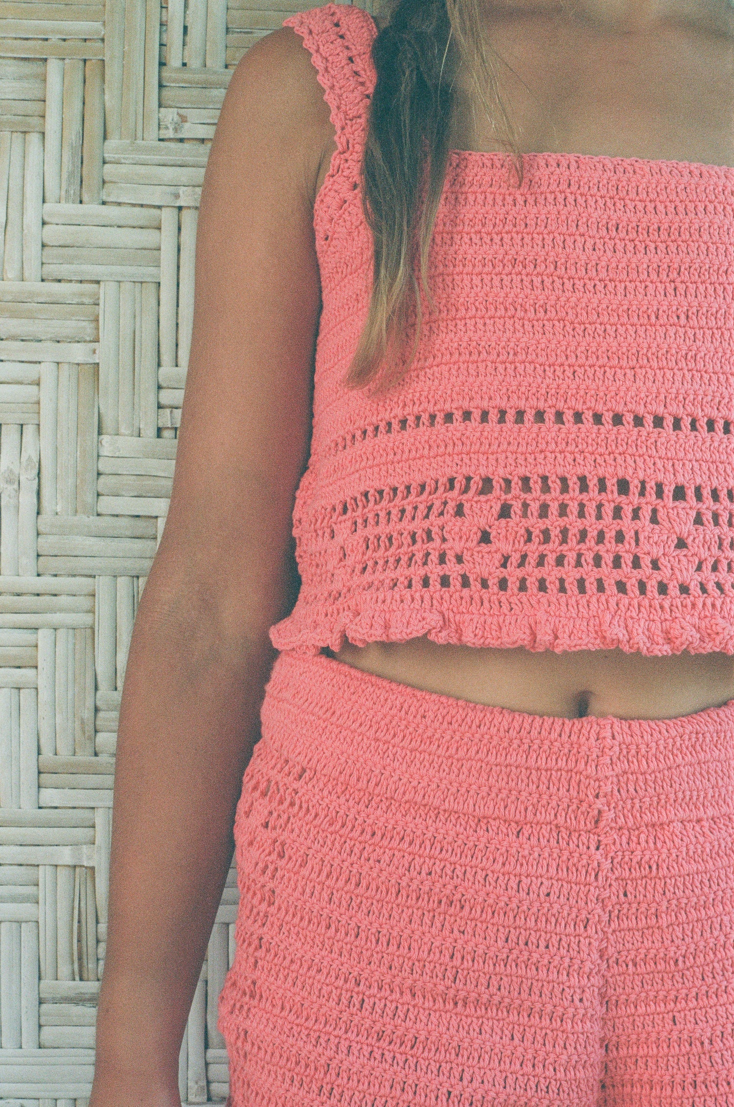 Crochet  Shorts - Hibiscus