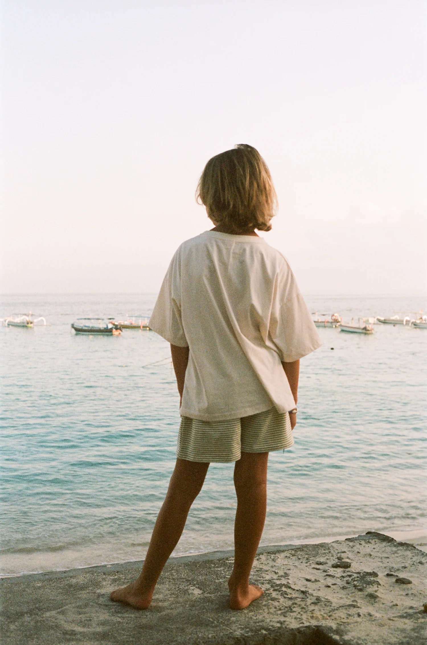 Thea Shorts - Hunter Stripe