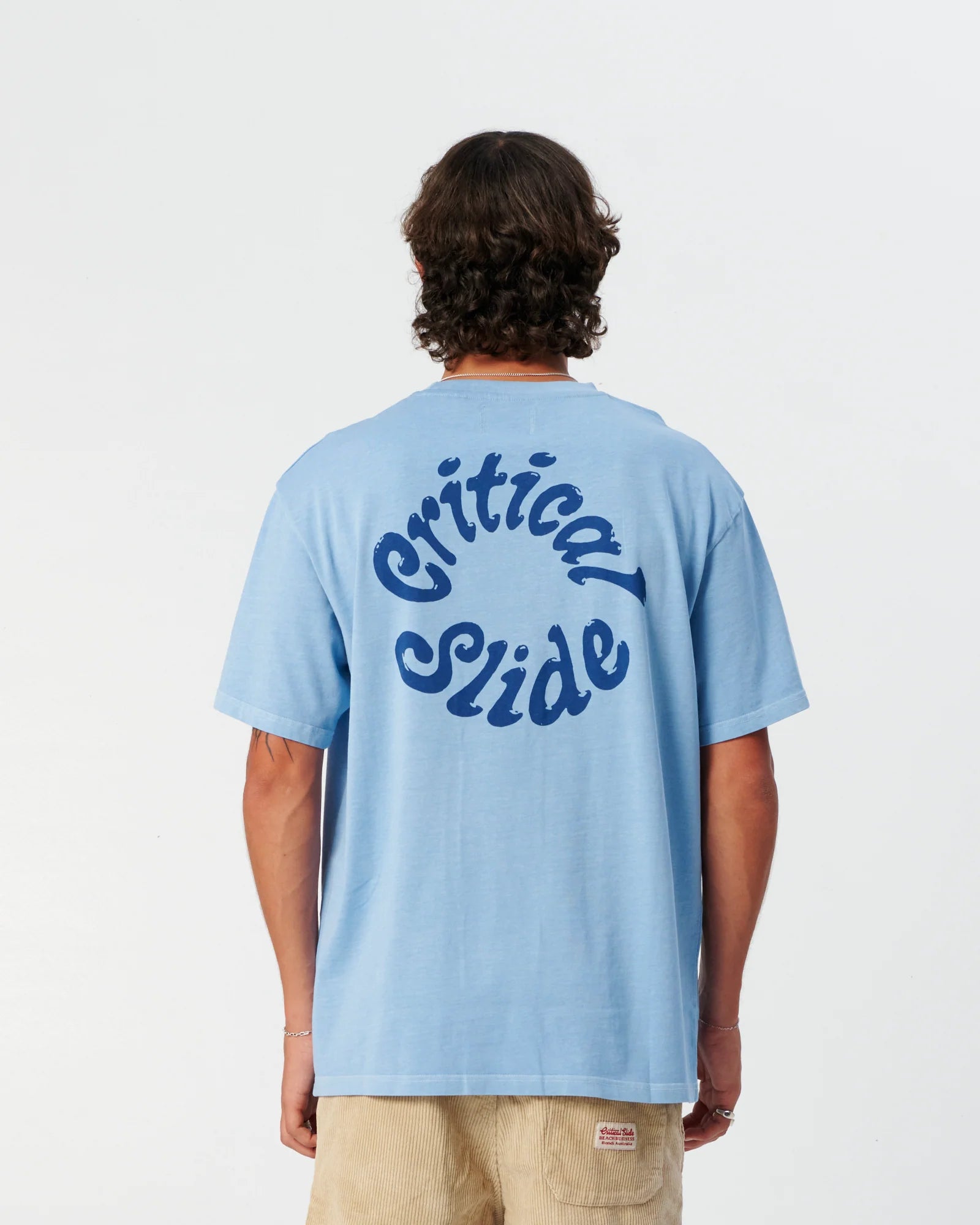 Critical Spiral Tee - Powder Blue