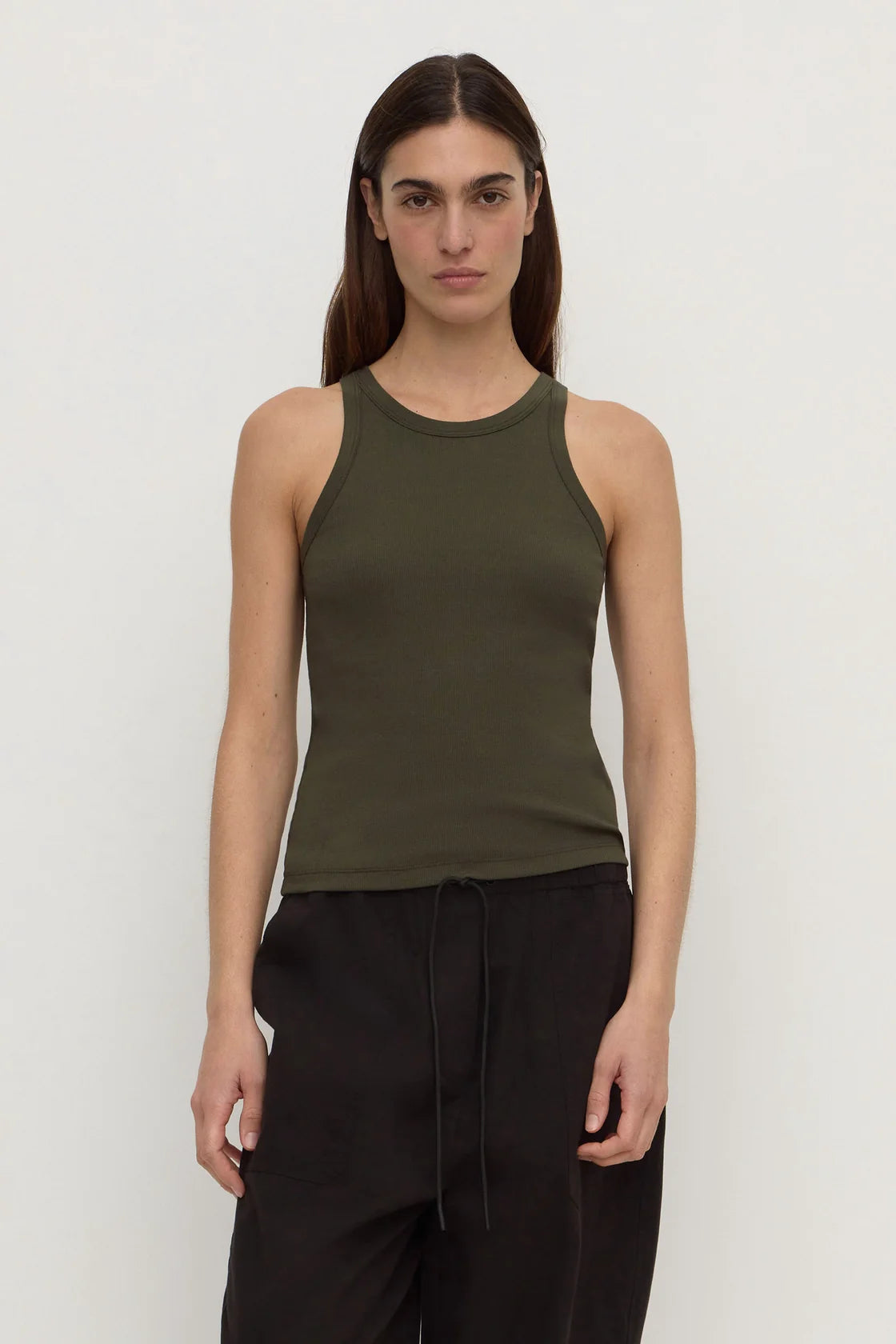 Tabitha Rib Tank – Dark Military