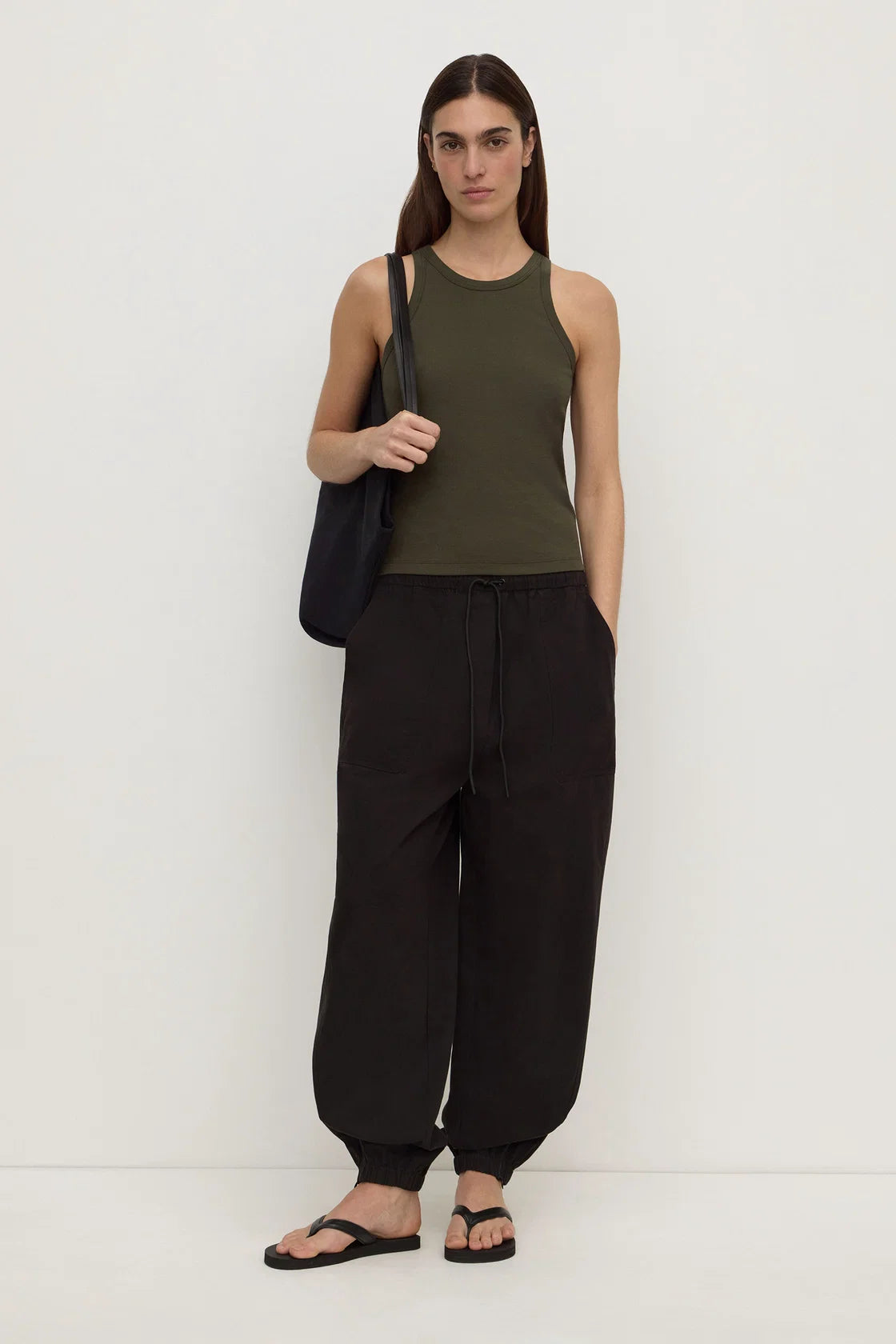 Tabitha Rib Tank – Dark Military