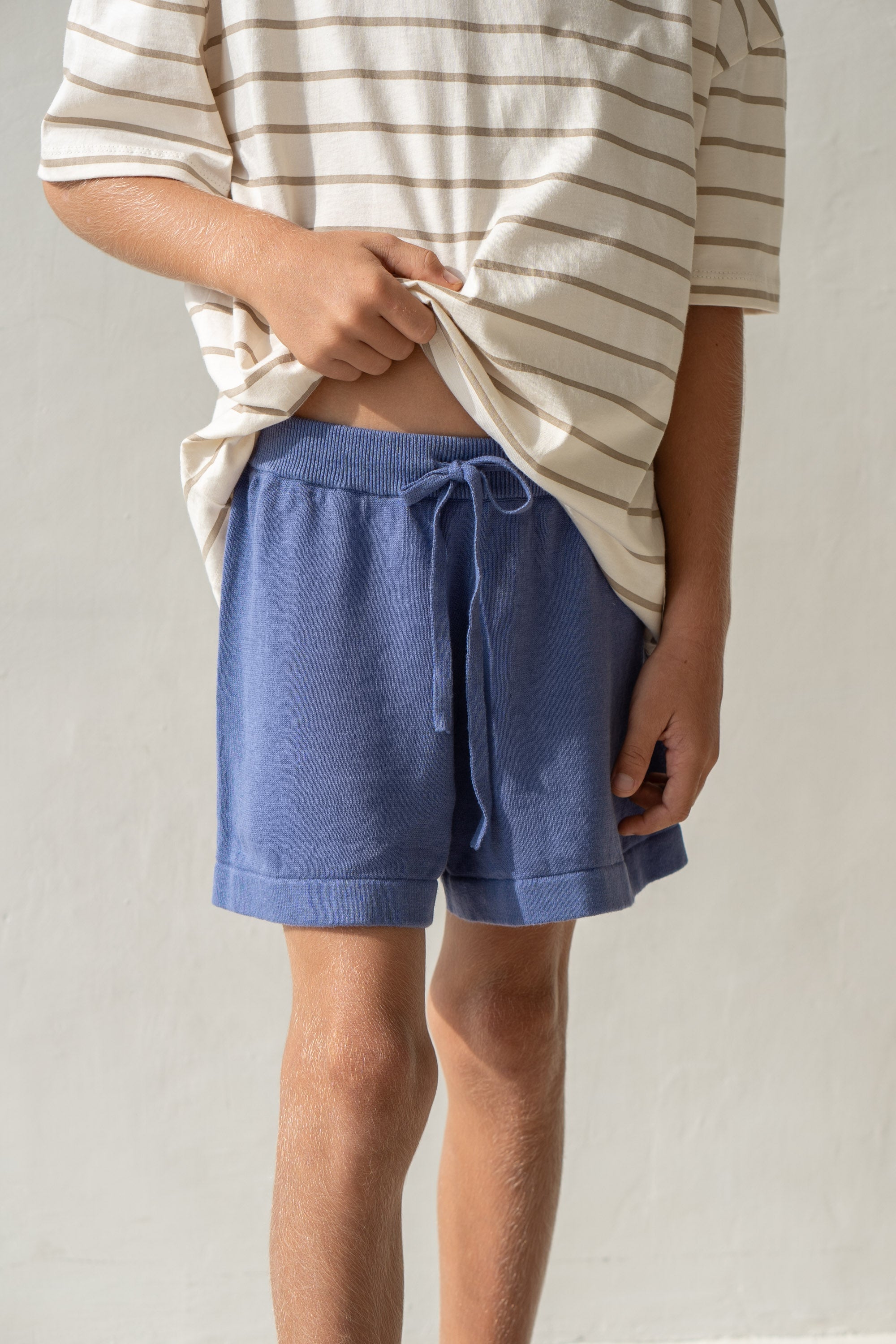 Thin Knit Shorts - Dusk