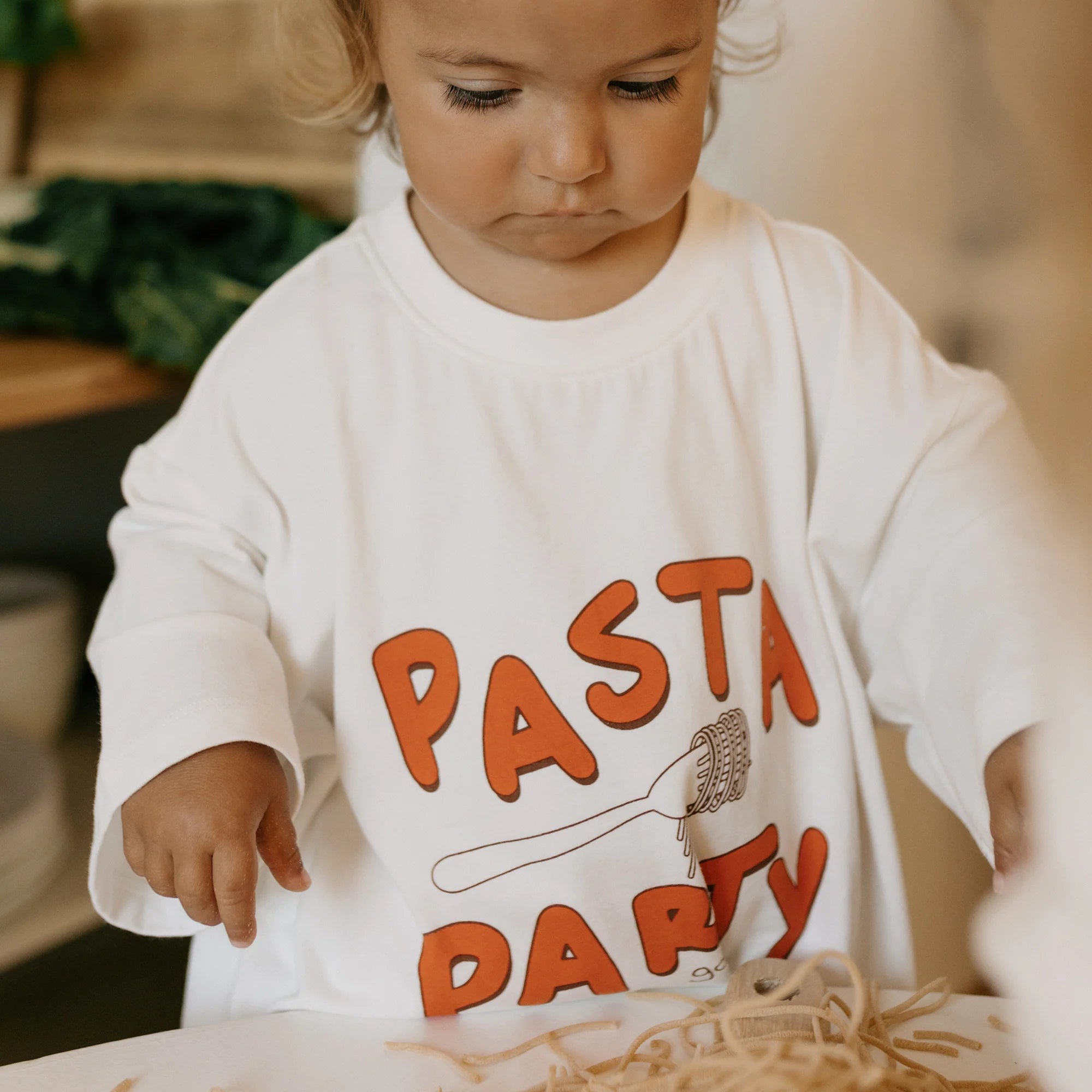 Pasta Party Tee - Marshmallow