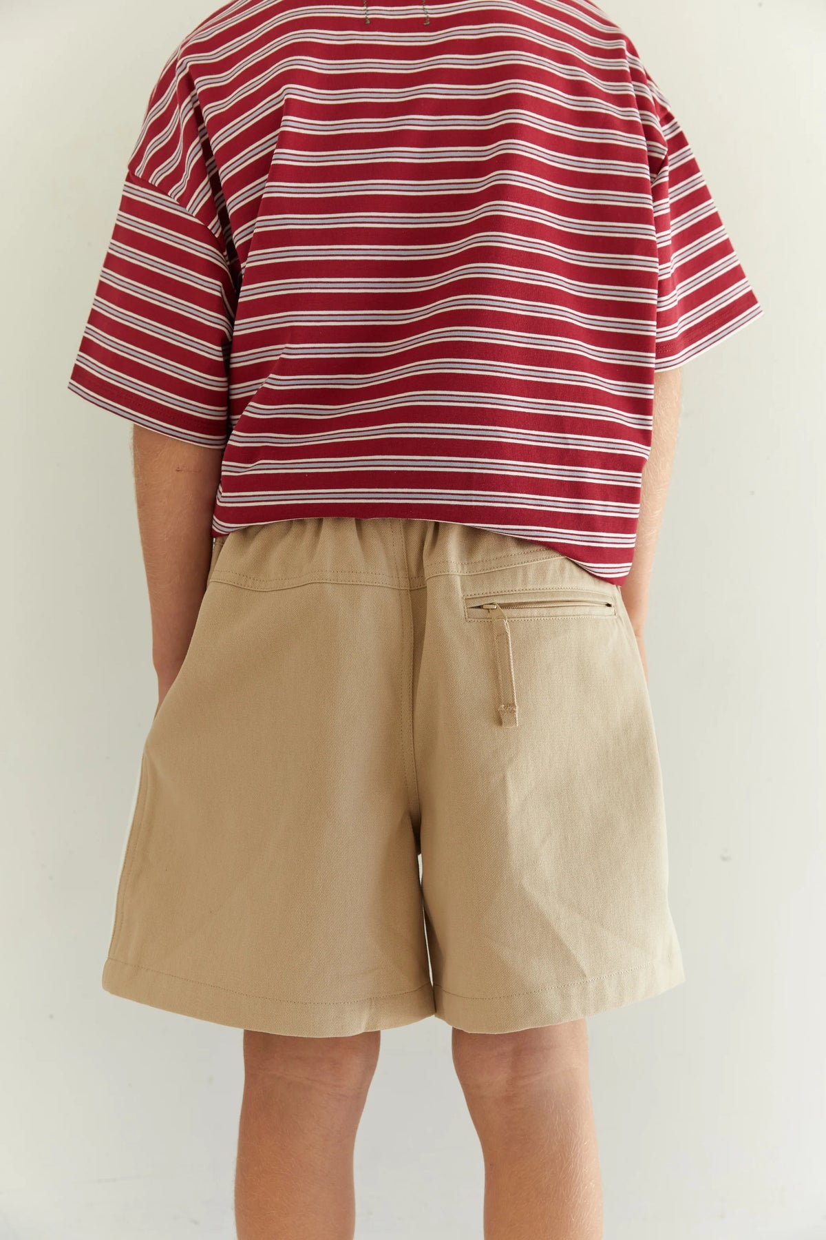 Zion Tee - Cherry Stripe
