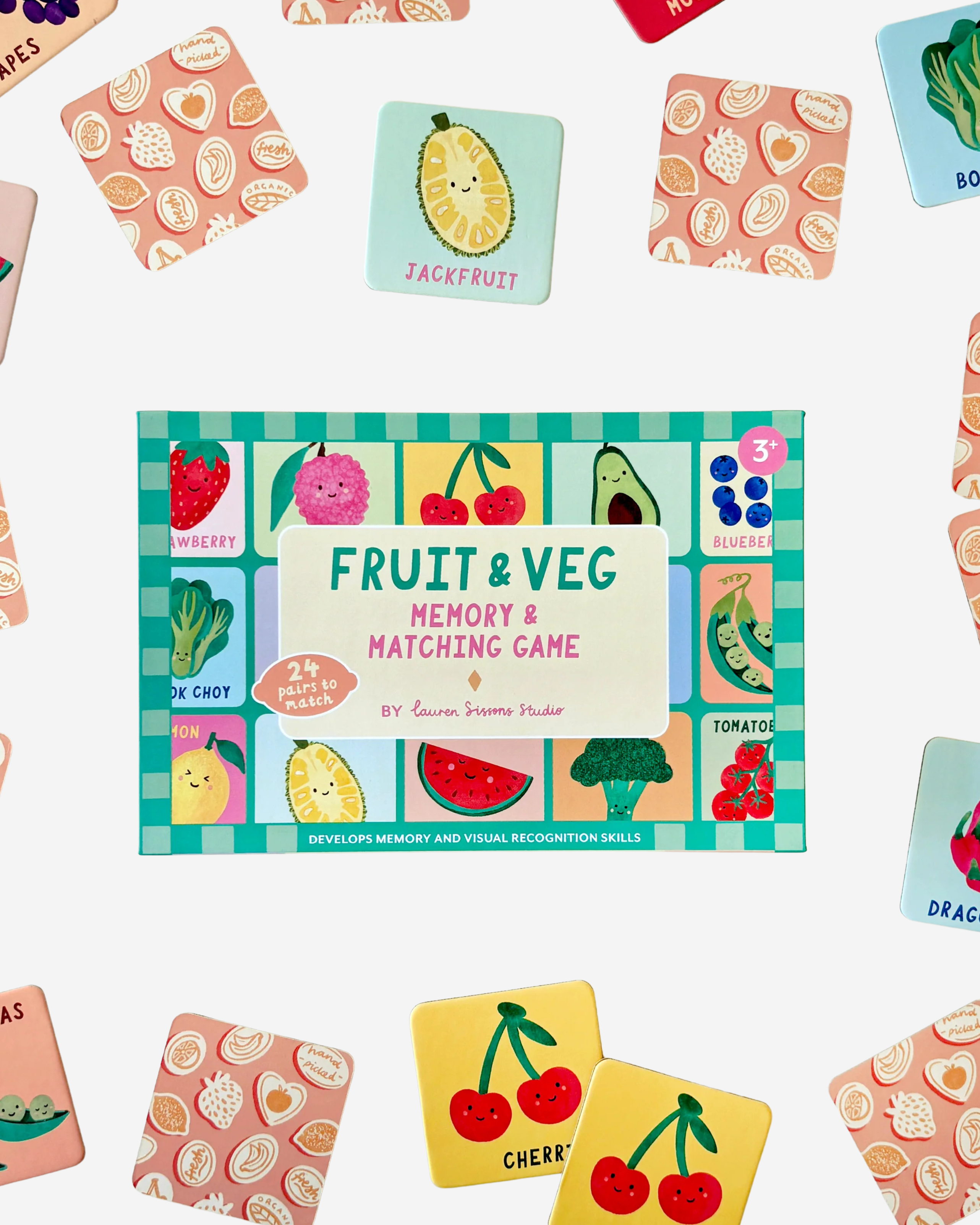 Fruit and Veg Memory & Matching Game