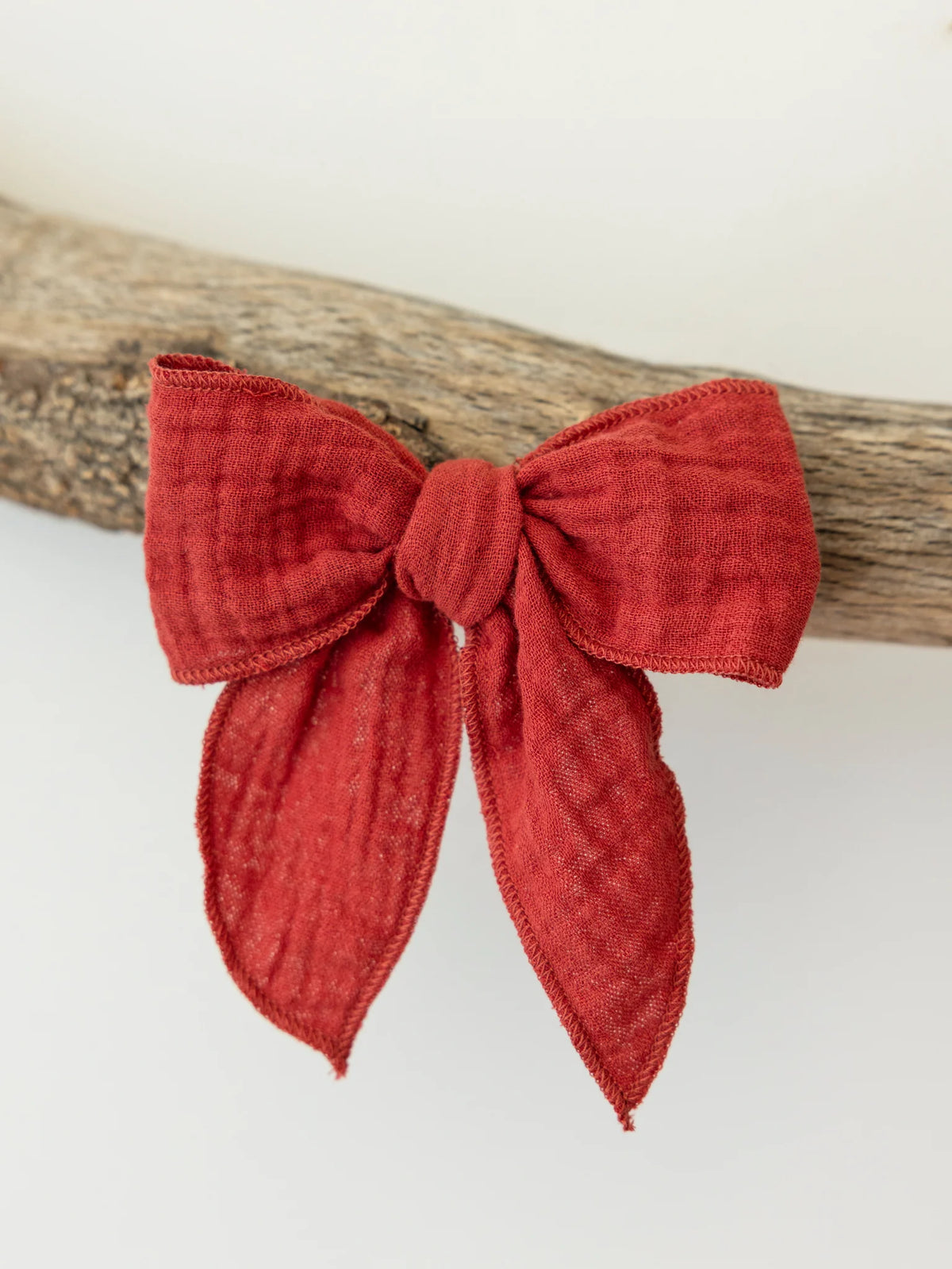 Cotton Bow - Christmas Red