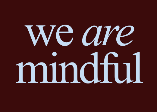 We Are Mindful