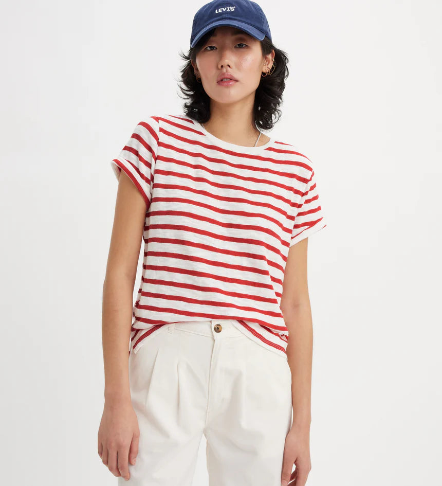 Margot Tee Captain Stripe - Scarlet Smile