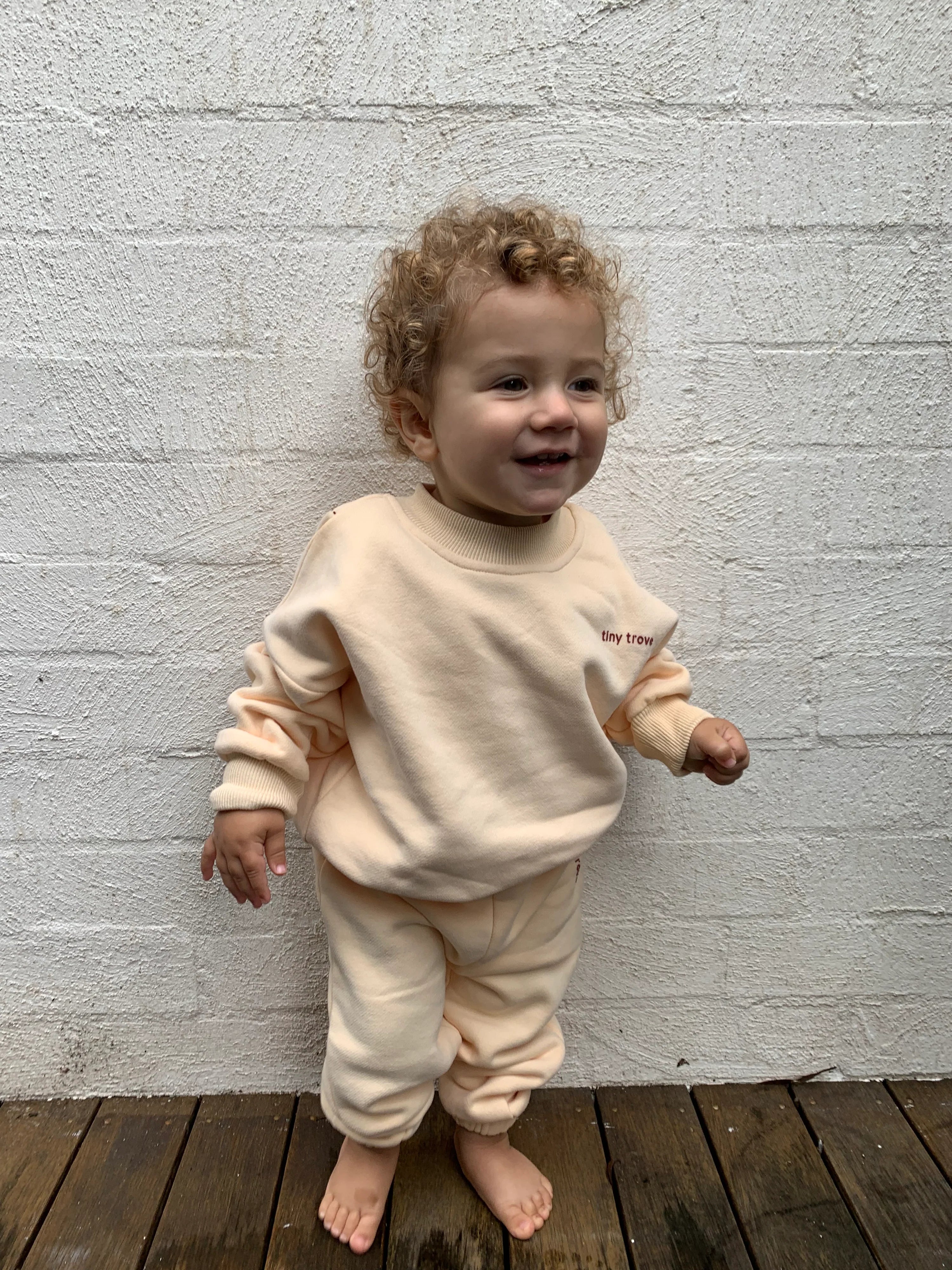 Woodie 3D Logo Tracksuit - Barley