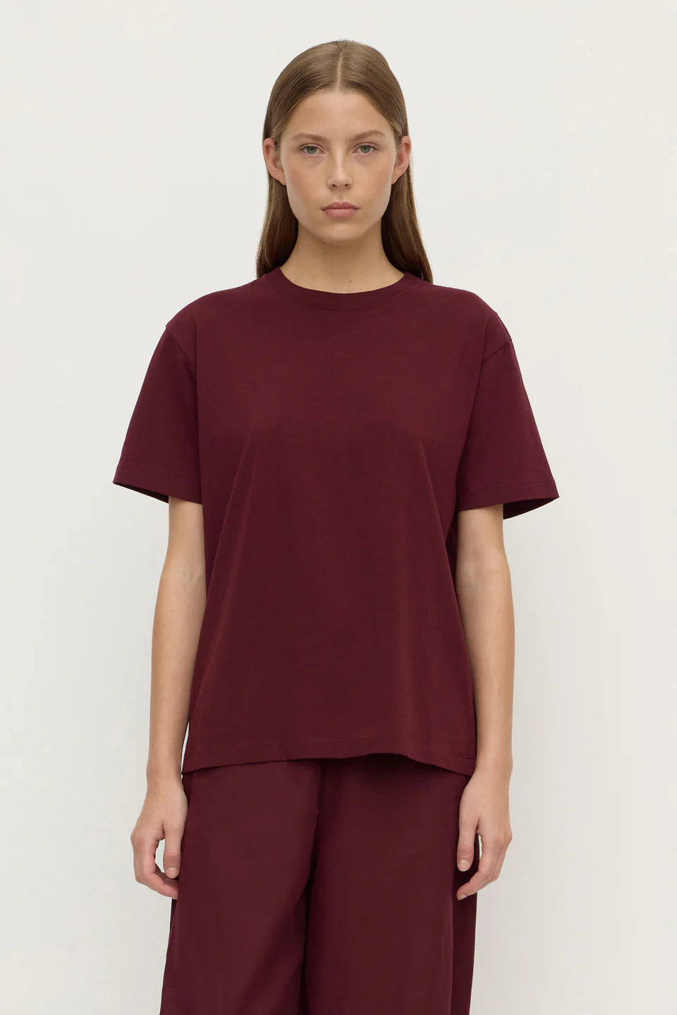 Base Tee - Merlot