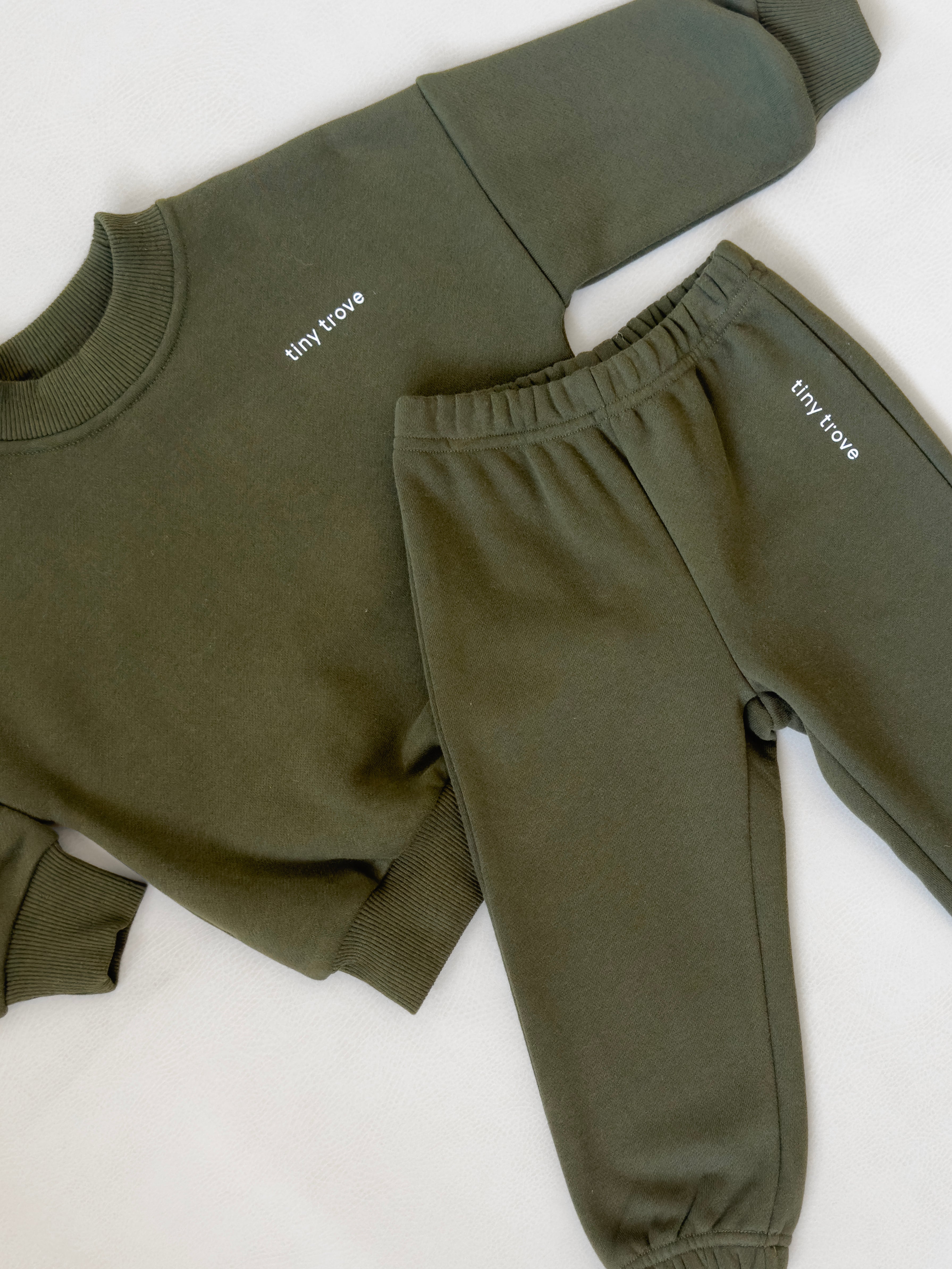 Woodie 3D Logo Tracksuit - Olive