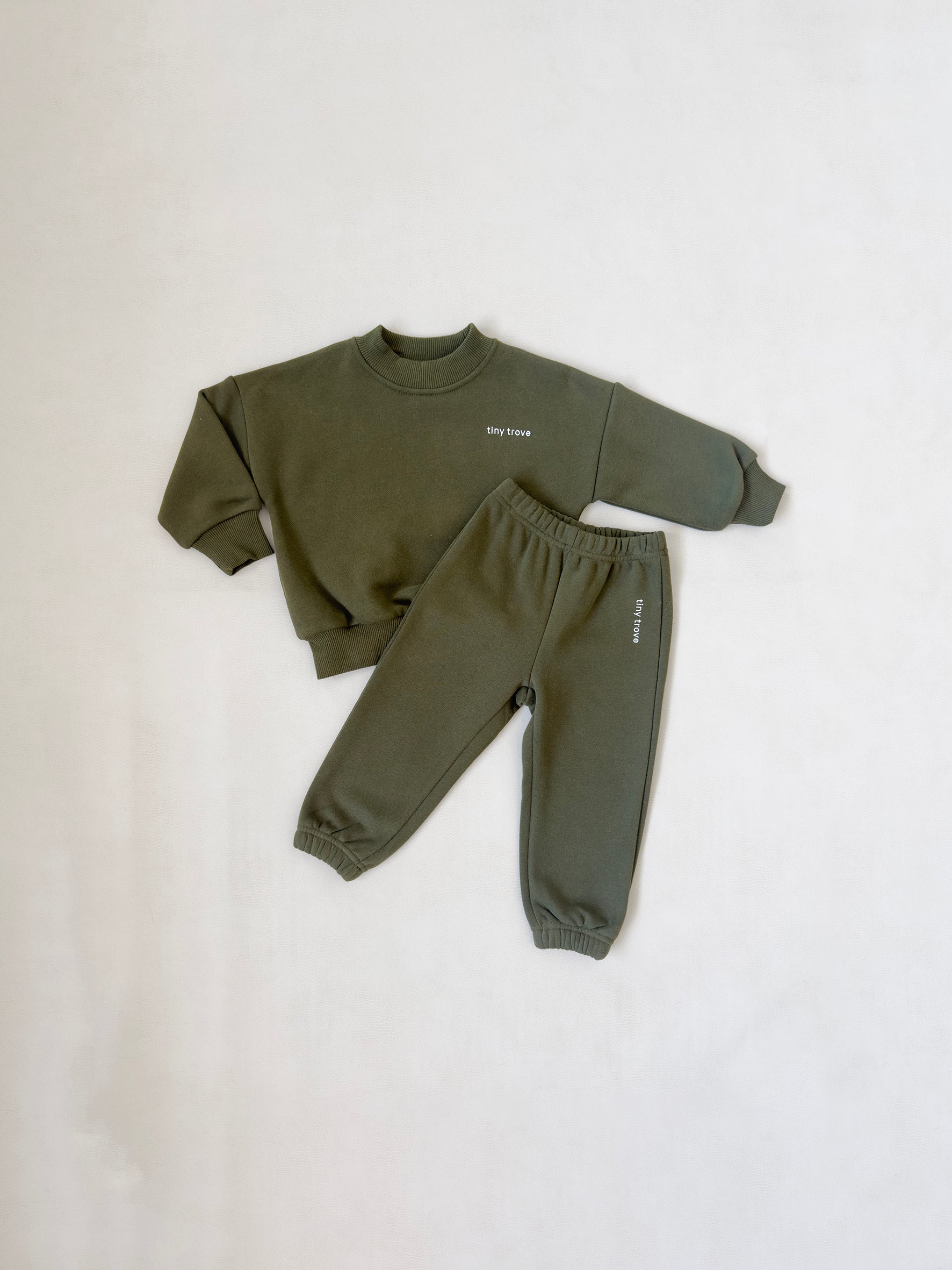 Woodie 3D Logo Tracksuit - Olive