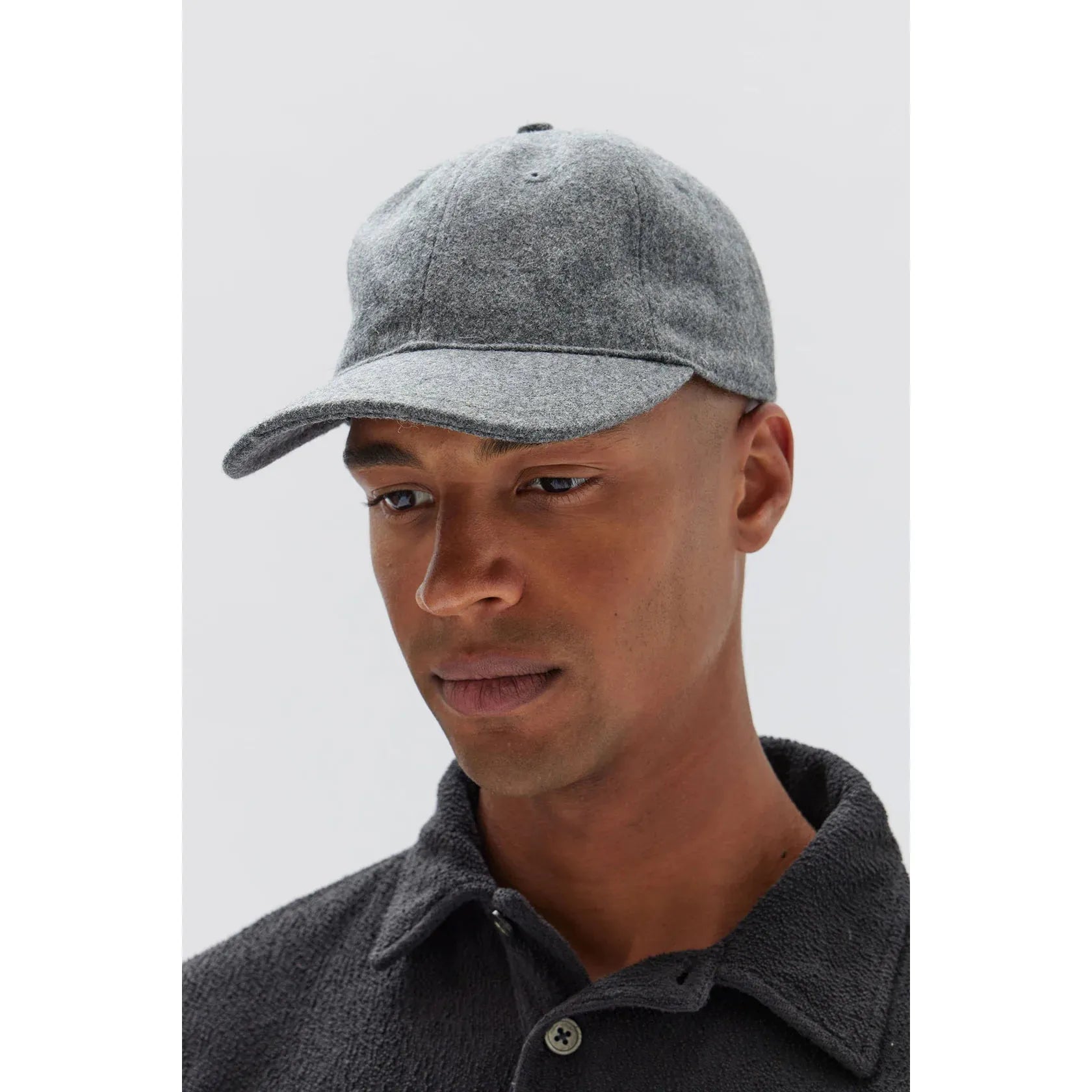 Assembly Label Wool Blend Cap - Charcoal Marle