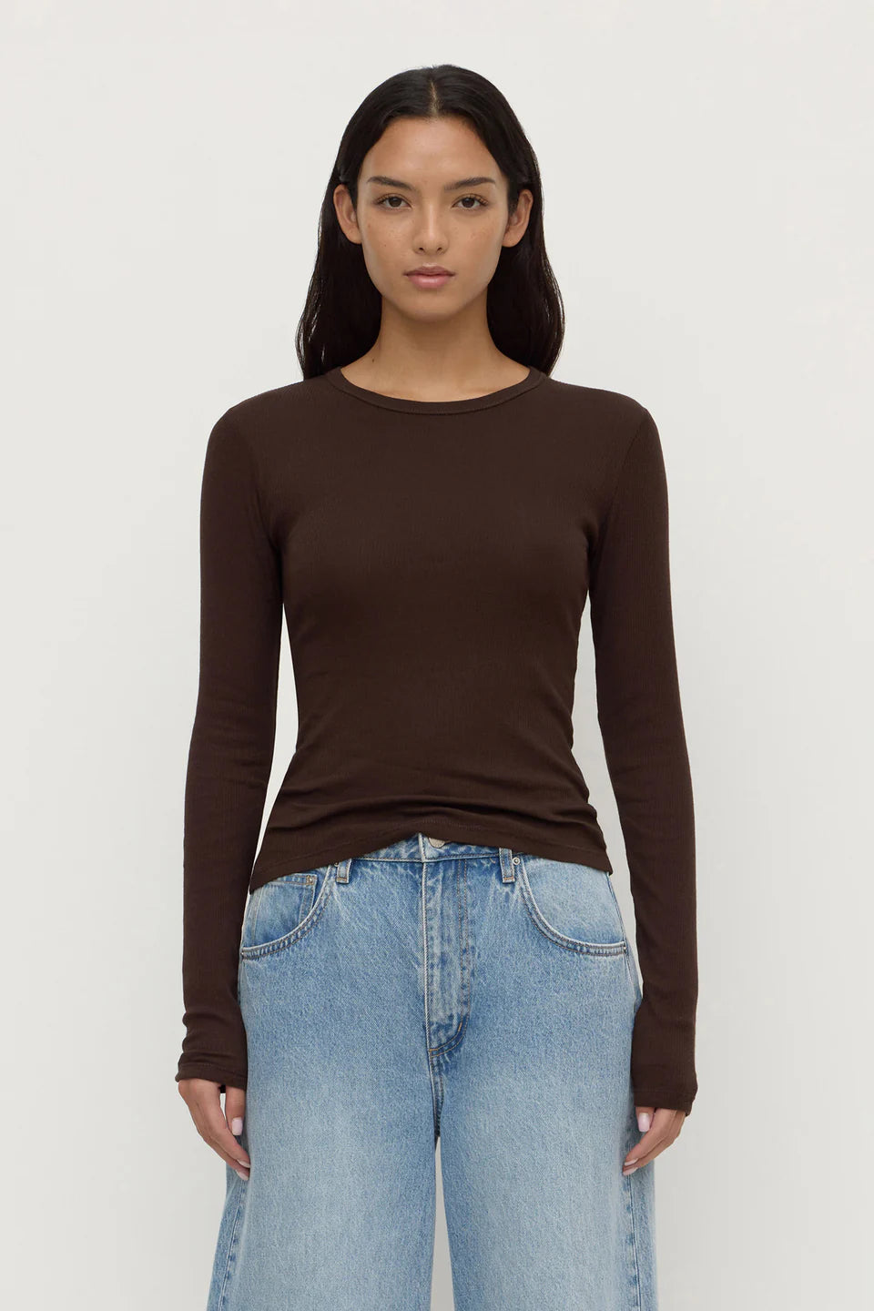 Zali Long Sleeve - Ganache