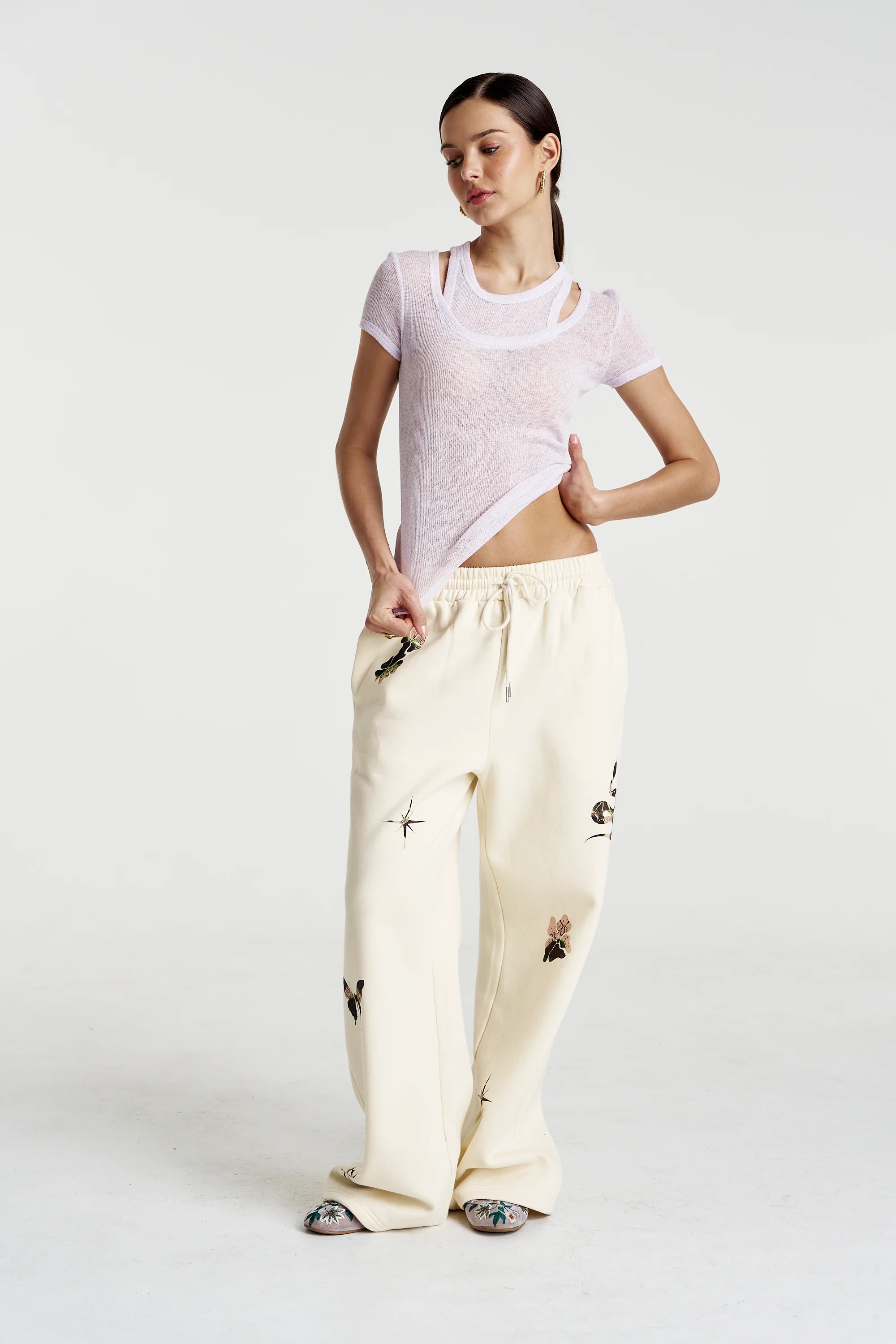 Motif Trackpant - Vanilla