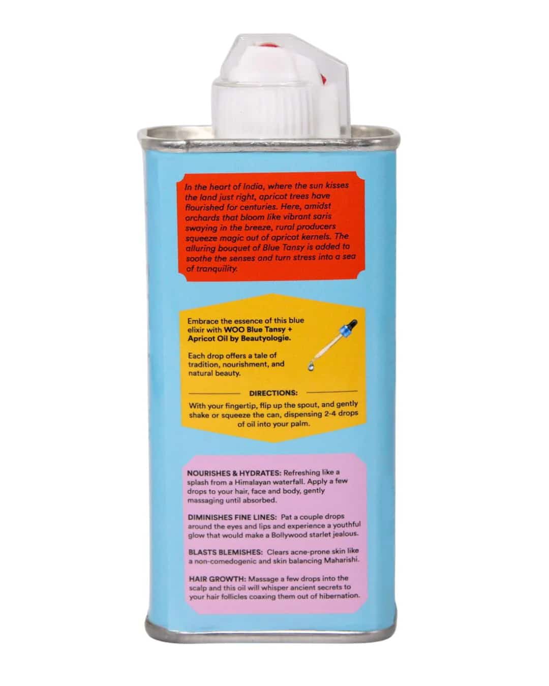 WOO Blue Tansy + Apricot Oil – Calming, Hydrating, and Revitalizing for Skin and Hair
