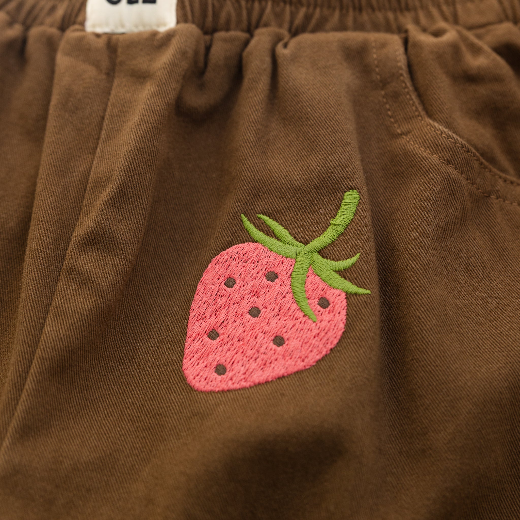 Cropped Wide Leg Cargo Pant - Chocolate