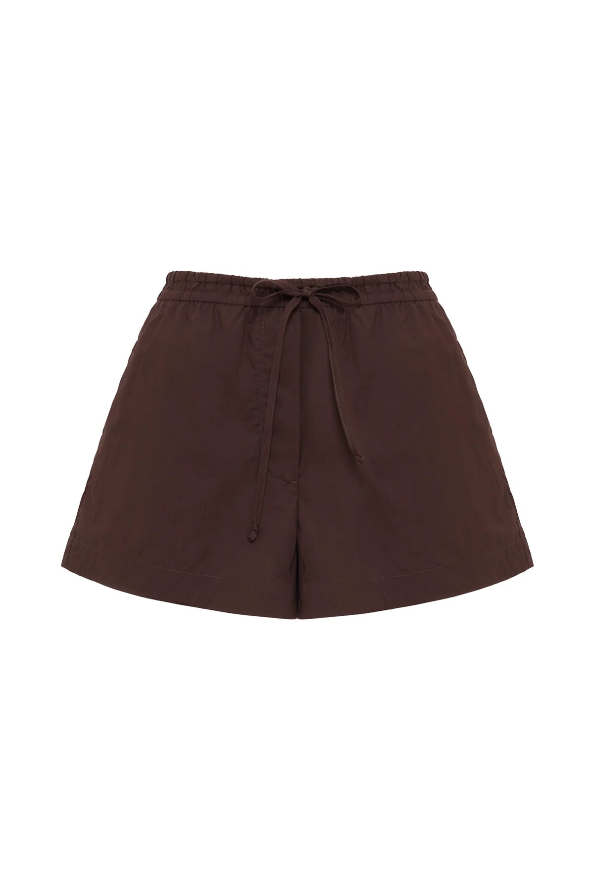 Cerie Poplin Short - Chocolate
