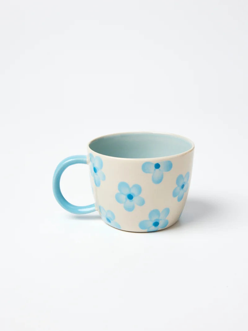 Chino Daisy Mug - Blue